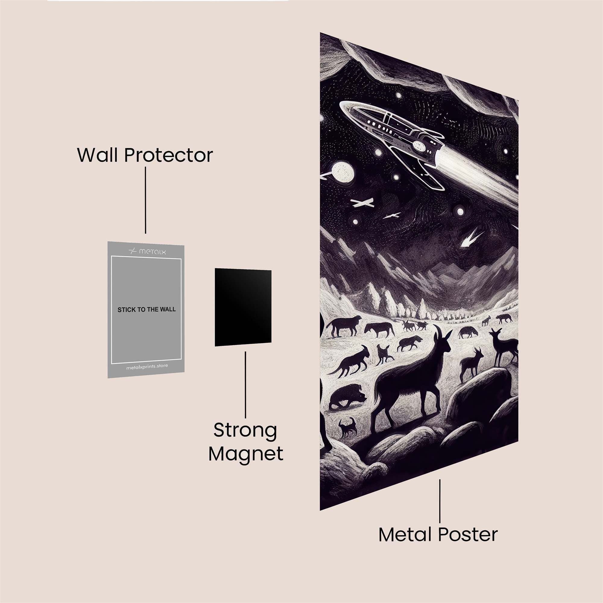 Goat Odyssey Safe Wall Magnetic / M