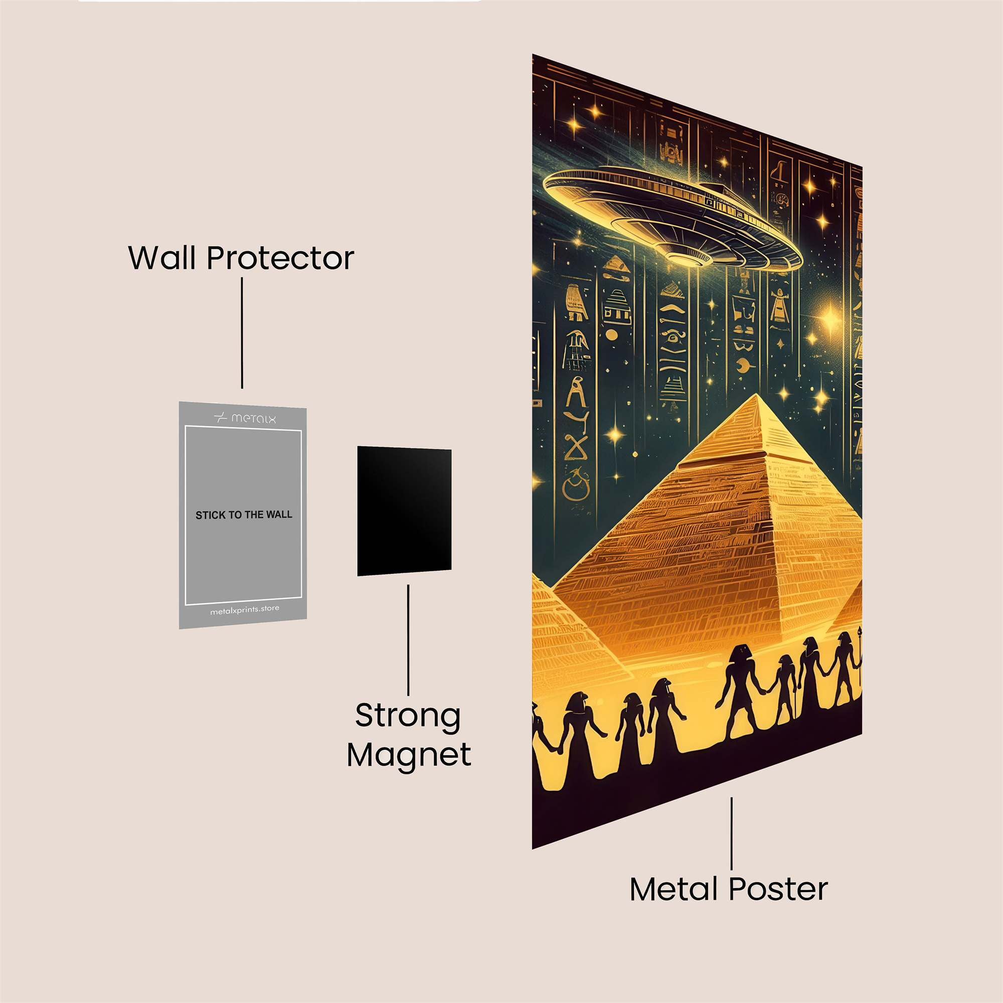 Alien Enigma Safe Wall Magnetic / M