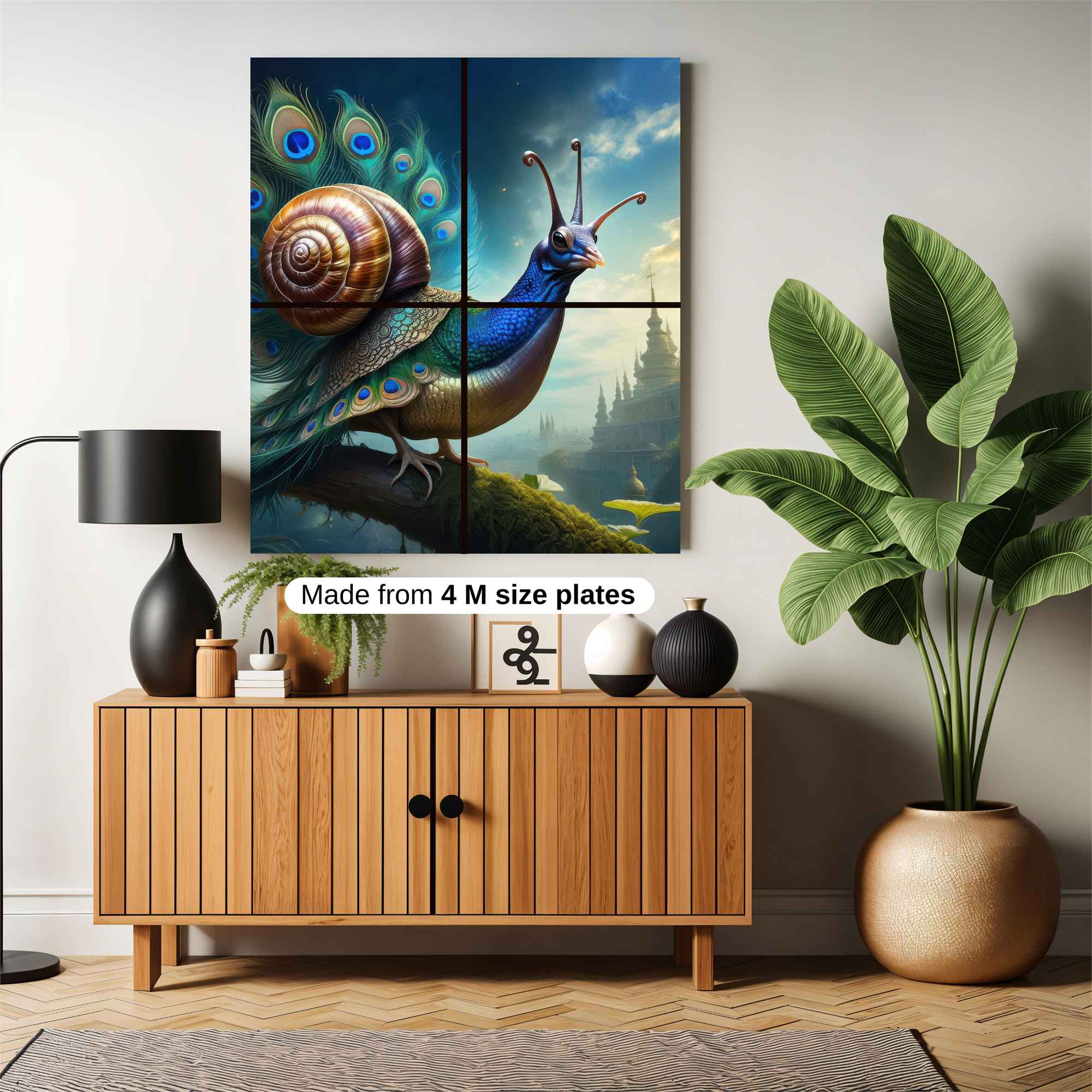 PeacockSnail Safe Wall Magnetic / M