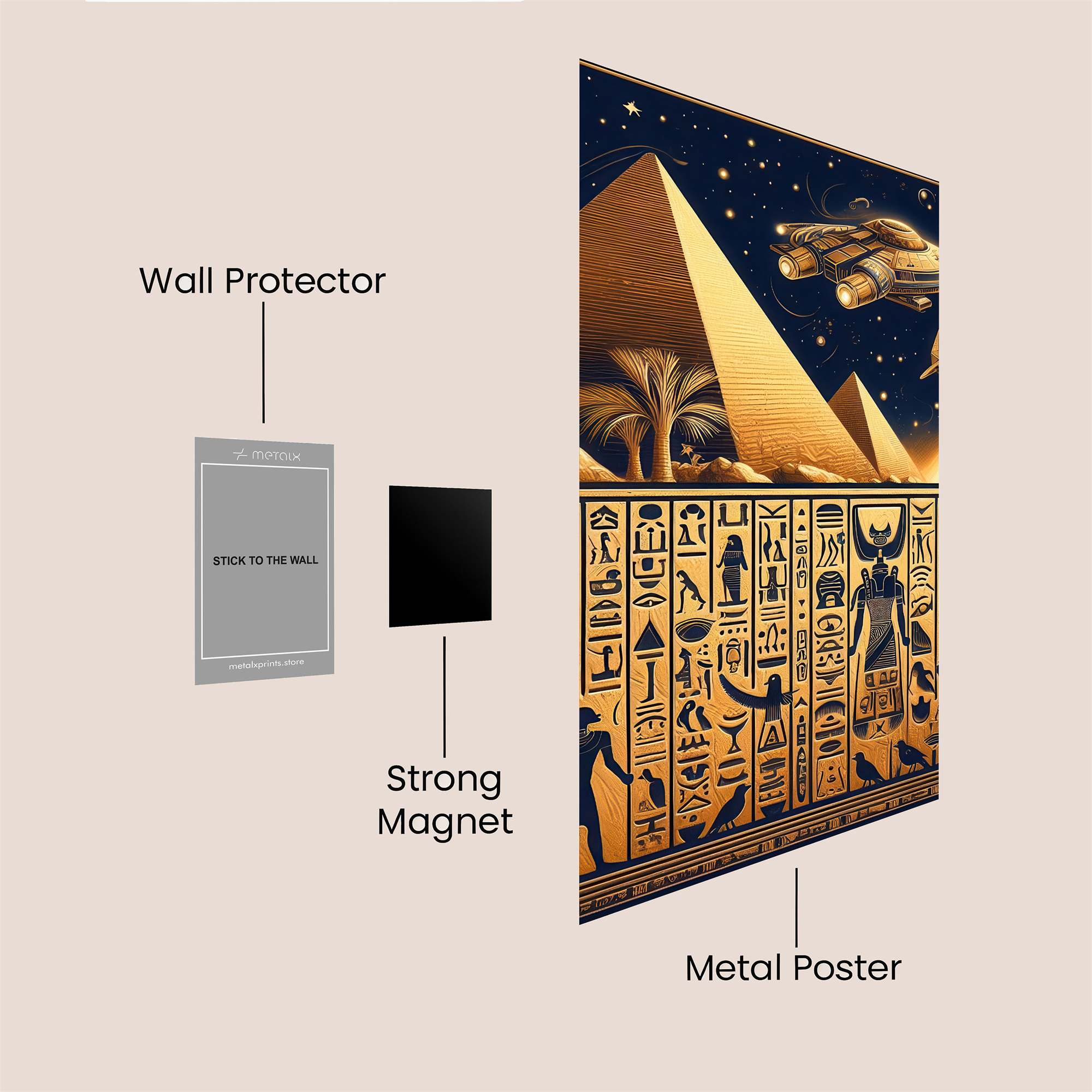Anubis Ascendant Safe Wall Magnetic / M