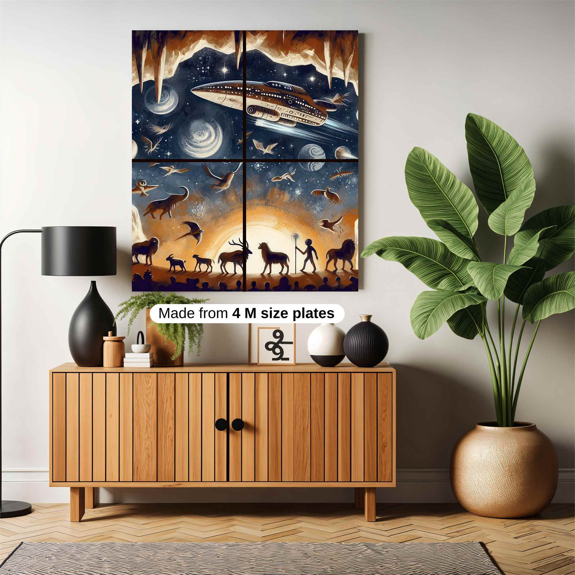 Spaceship Odyssey Safe Wall Magnetic / M