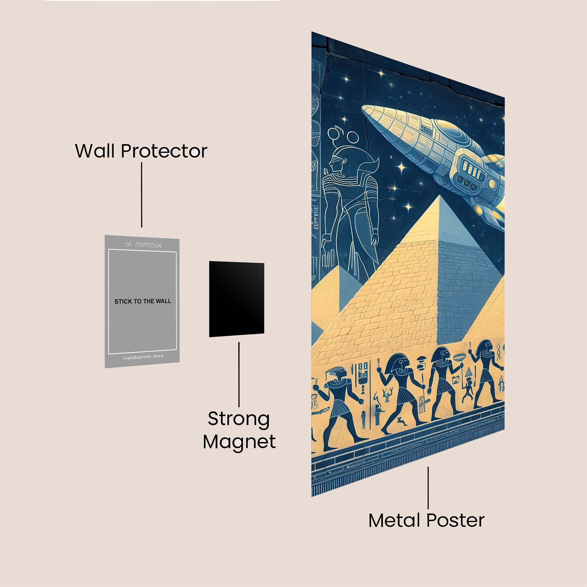 Pharaoh's Odyssey Safe Wall Magnetic / M