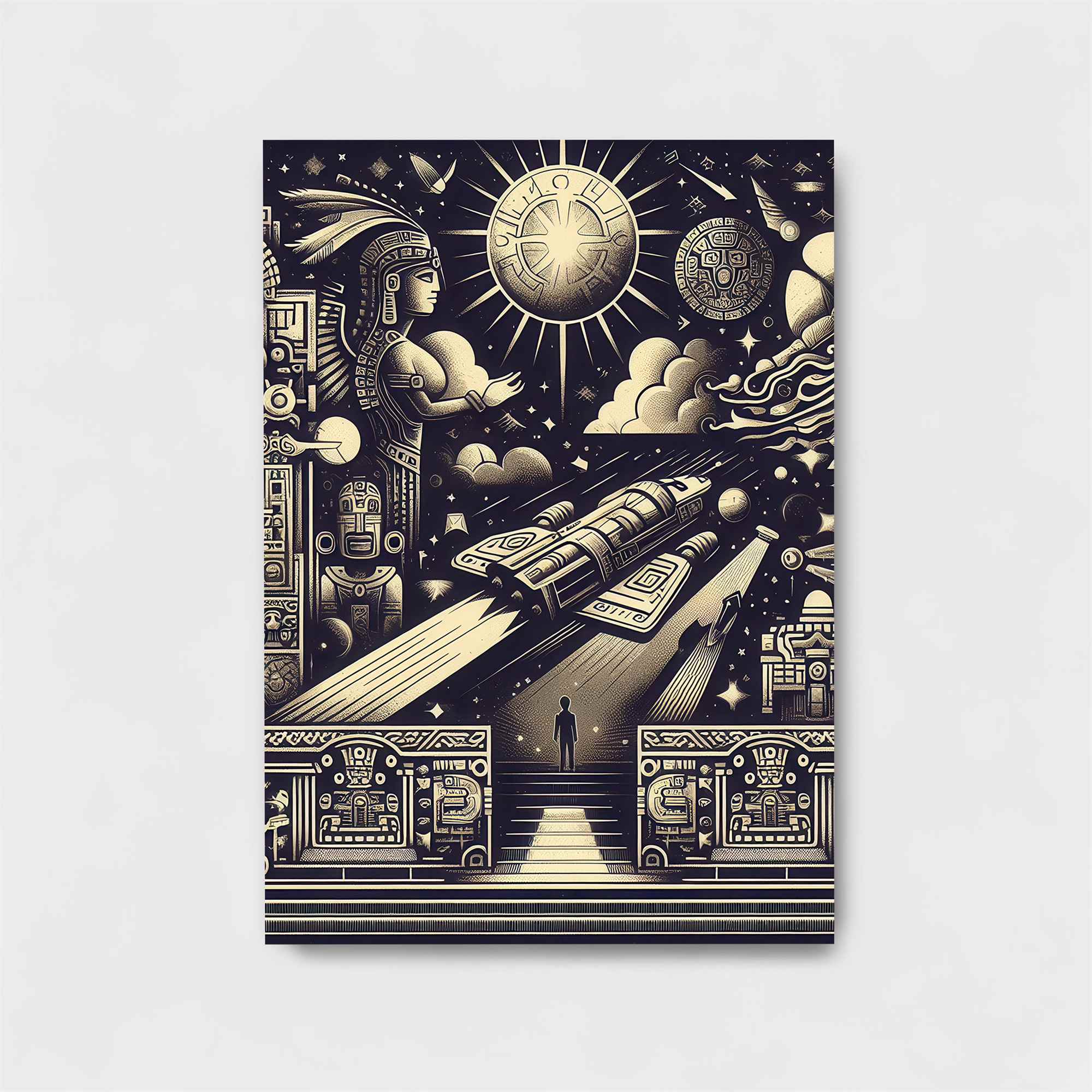 Aztec Odyssey Safe Wall Magnetic / M