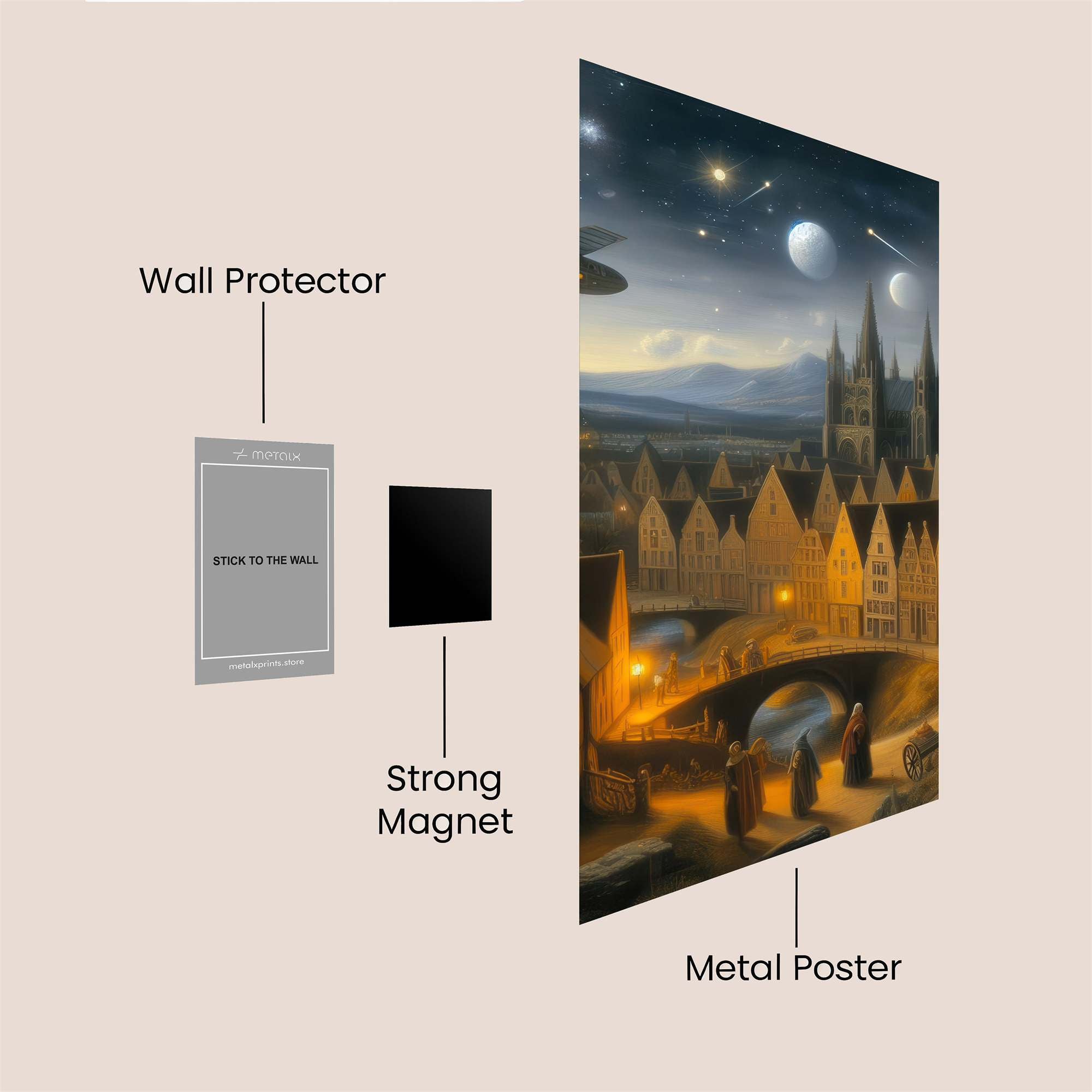 Gothic Odyssey Safe Wall Magnetic / M