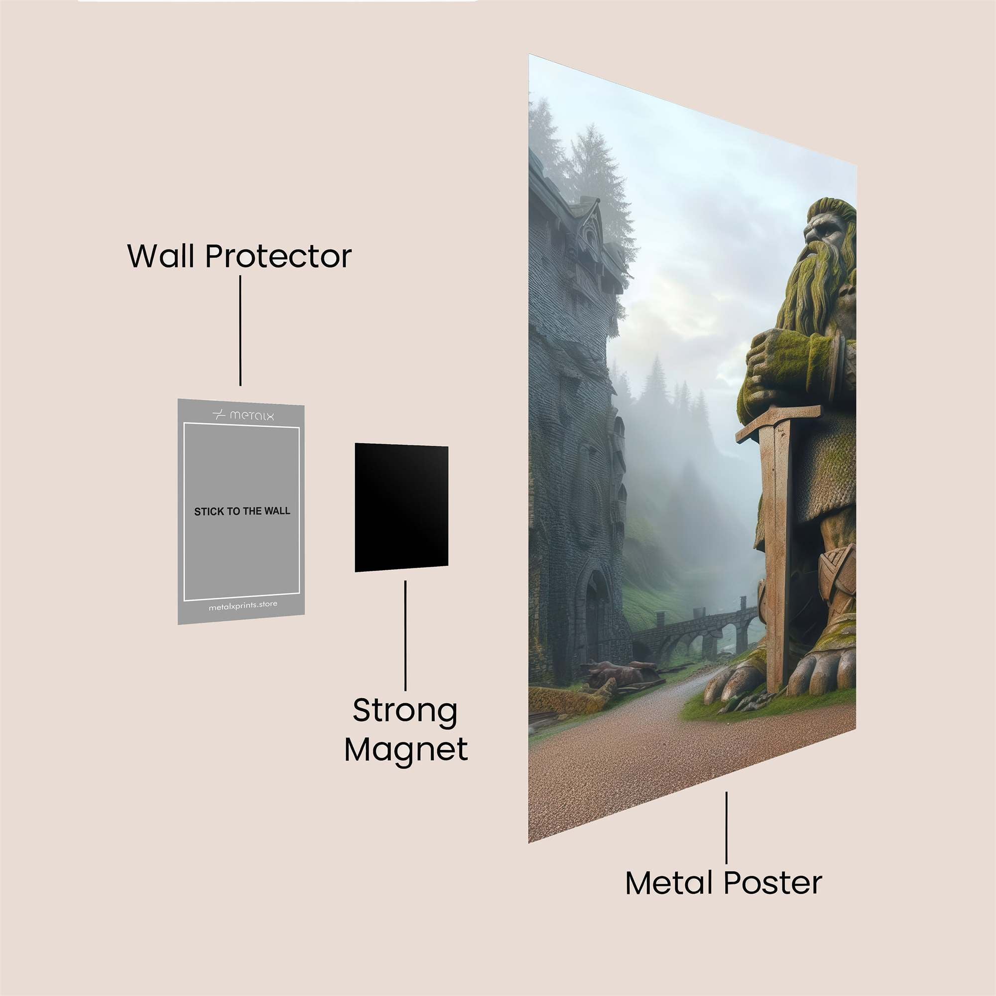 GiantGuardian Safe Wall Magnetic / M