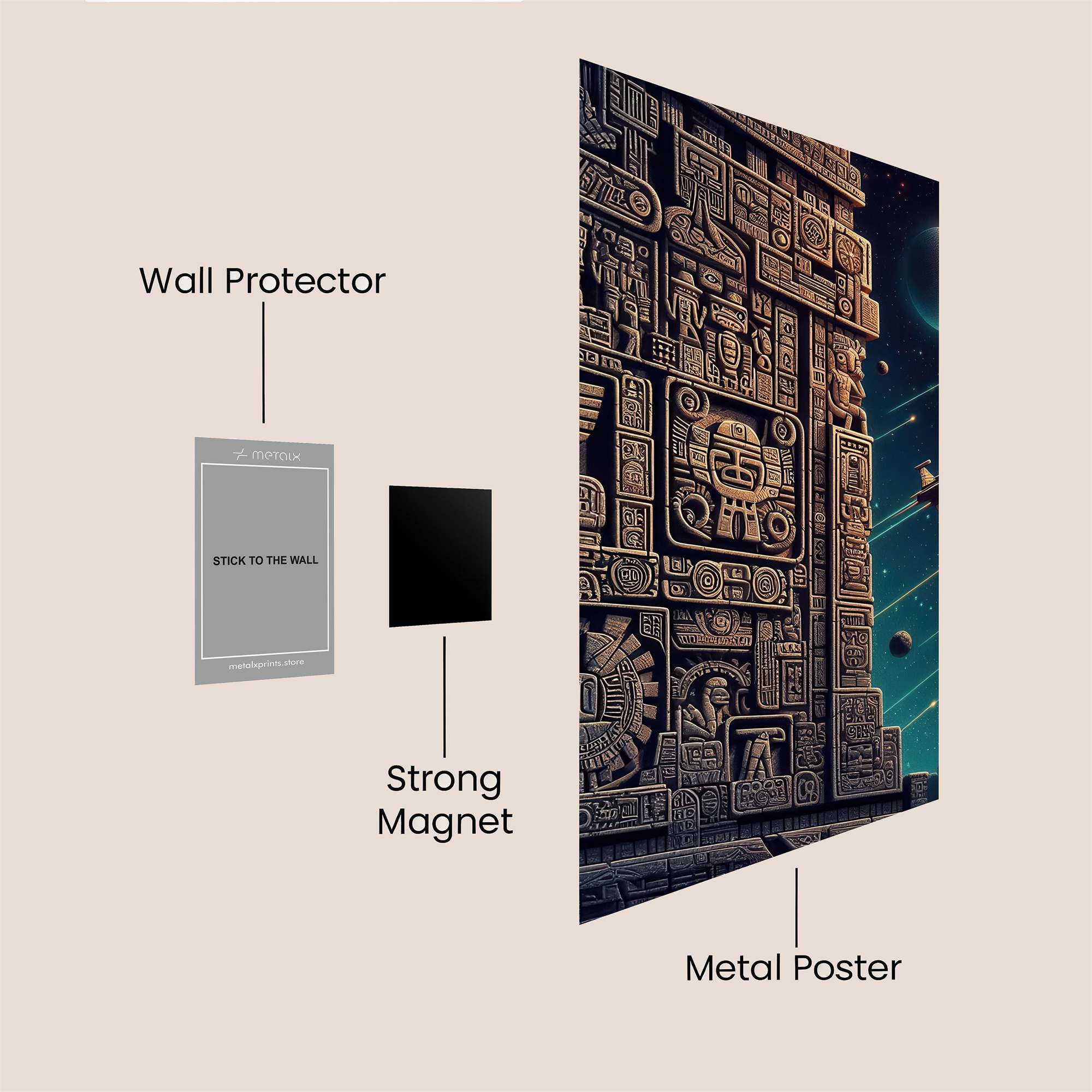 Mayan Odyssey Safe Wall Magnetic / M