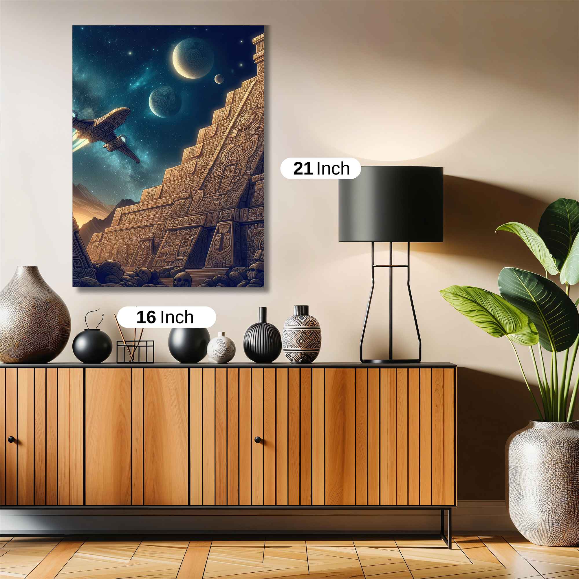 Pyramid Serenity Safe Wall Magnetic / M