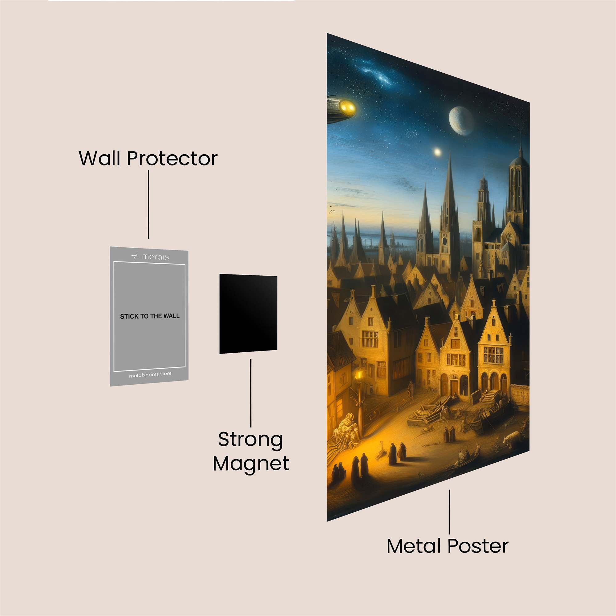 Gothic Odyssey Safe Wall Magnetic / M