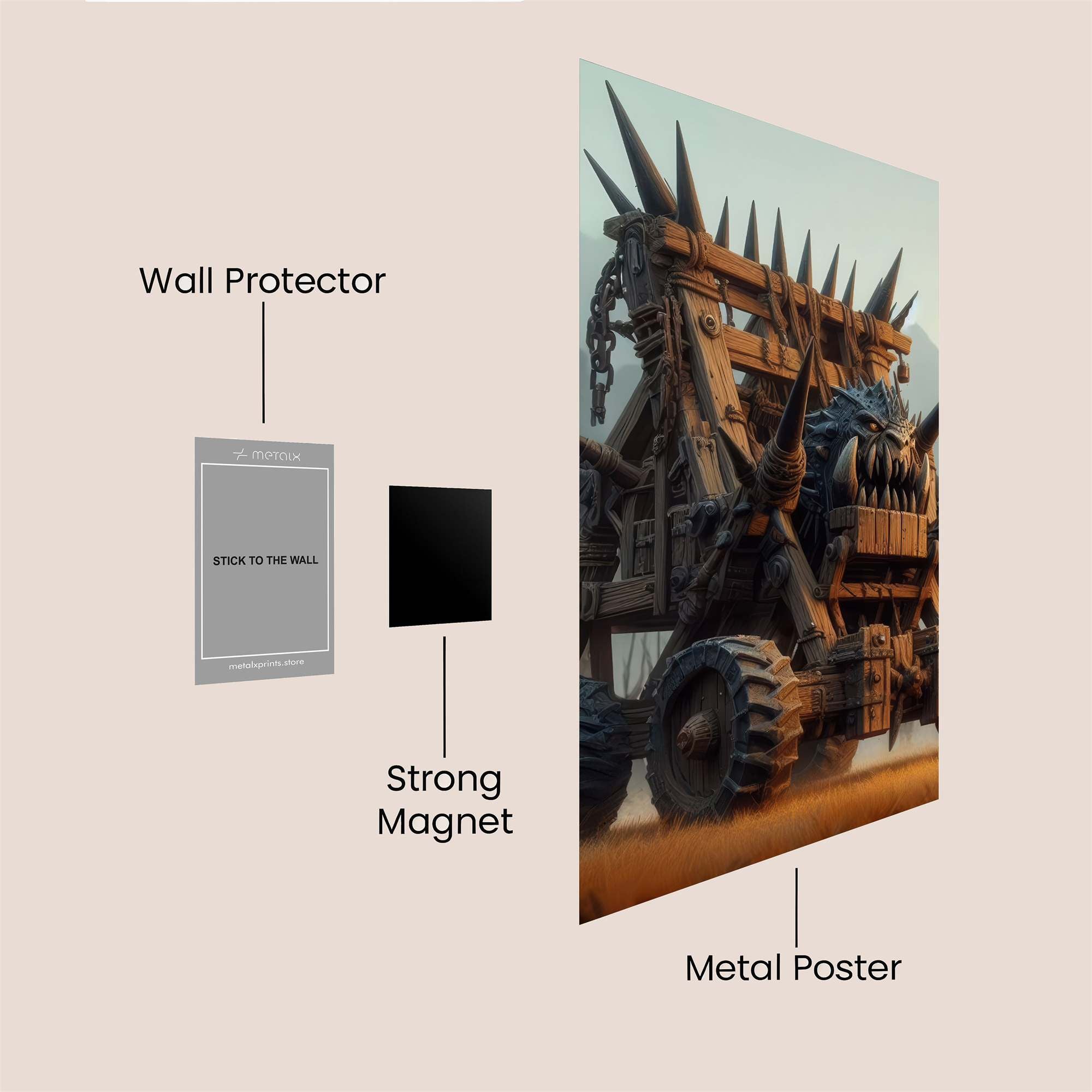 DoomRoller Safe Wall Magnetic / M