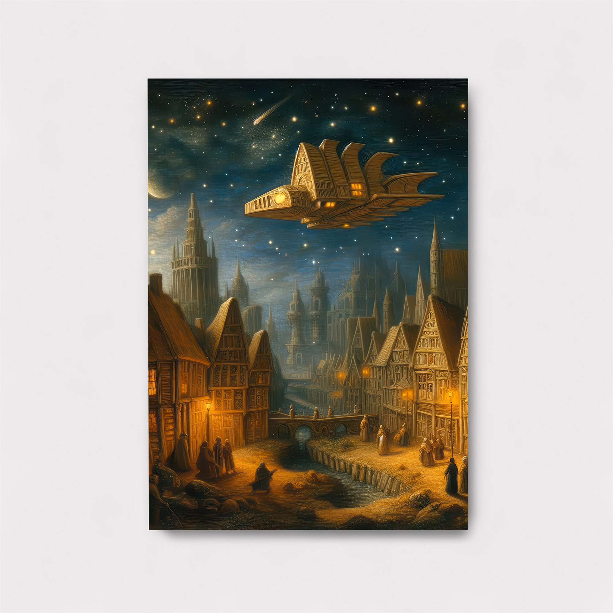 Spaceship Enchantment Safe Wall Magnetic / M