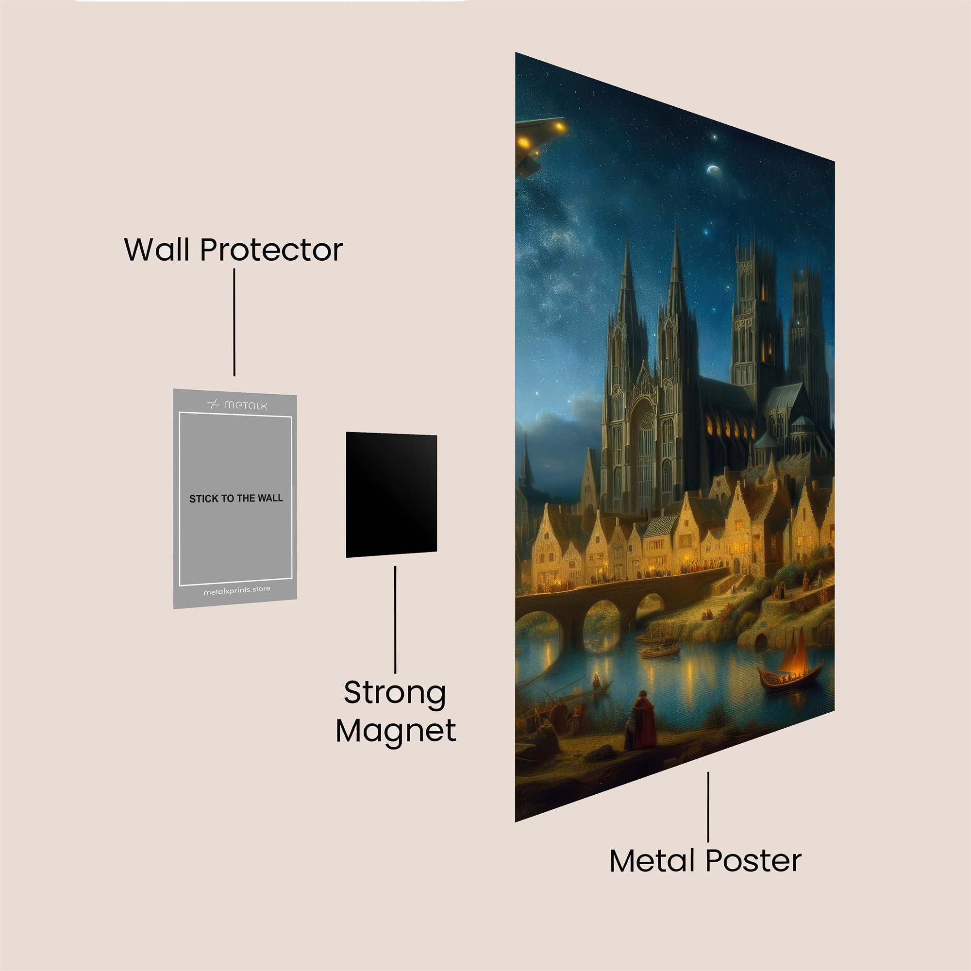 Gothic Encounter Safe Wall Magnetic / M