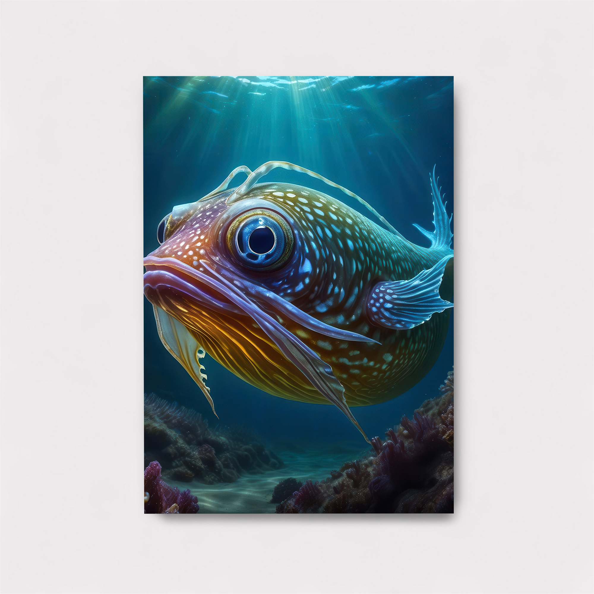 Fish Whimsy Safe Wall Magnetic / M