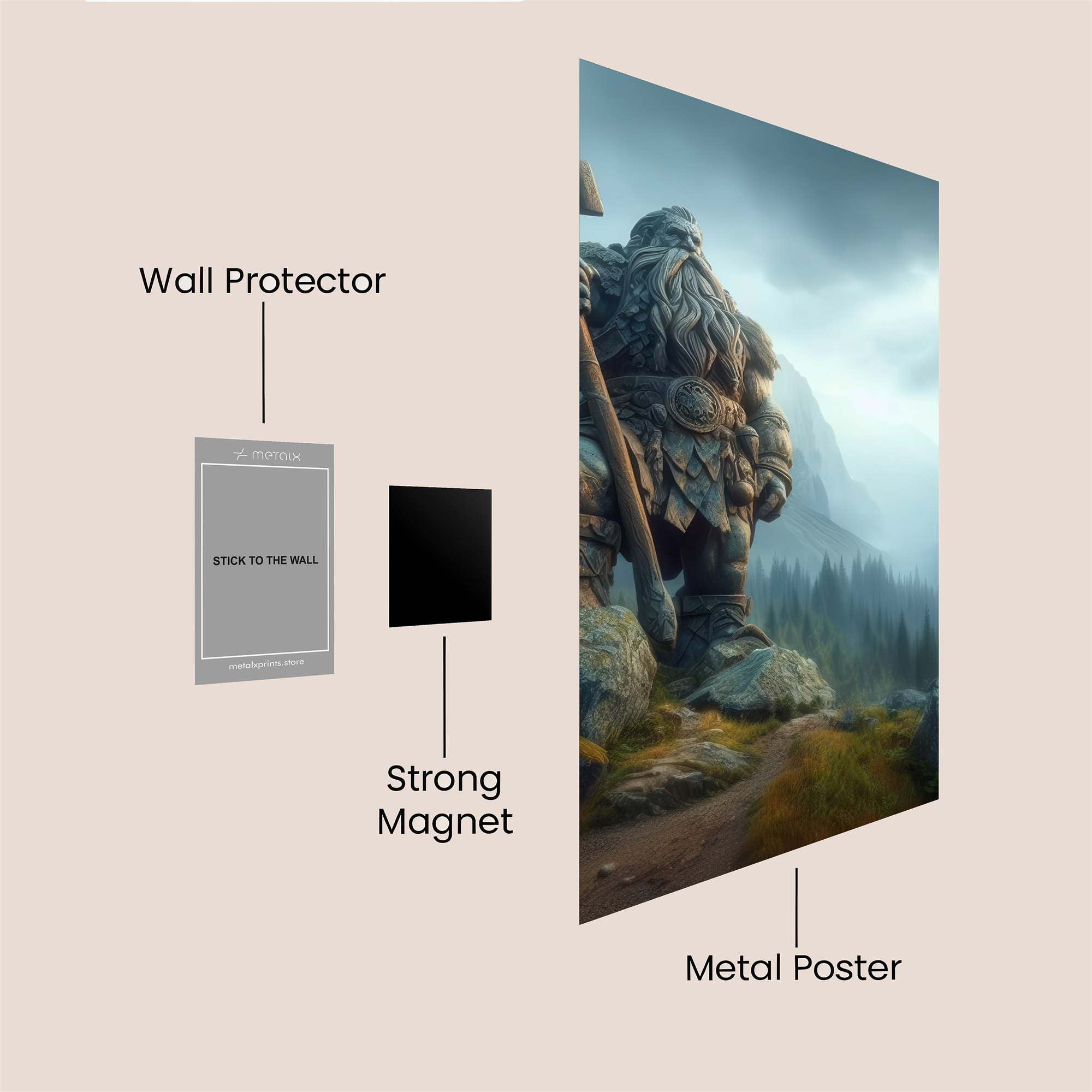 Giant Serenity Safe Wall Magnetic / M