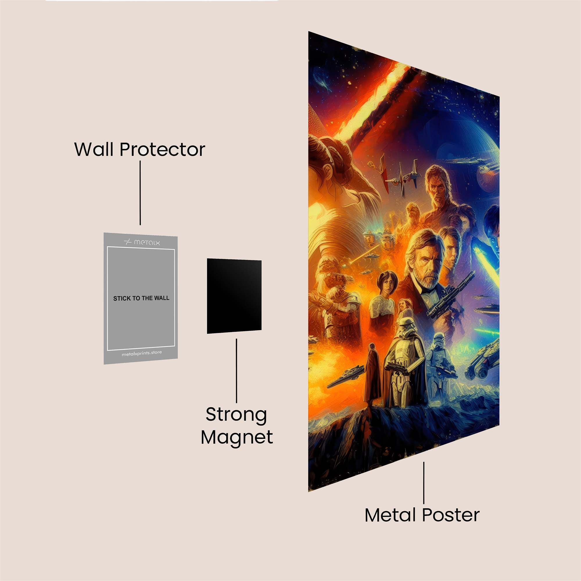 Skywalkers Legacy Safe Wall Magnetic / M