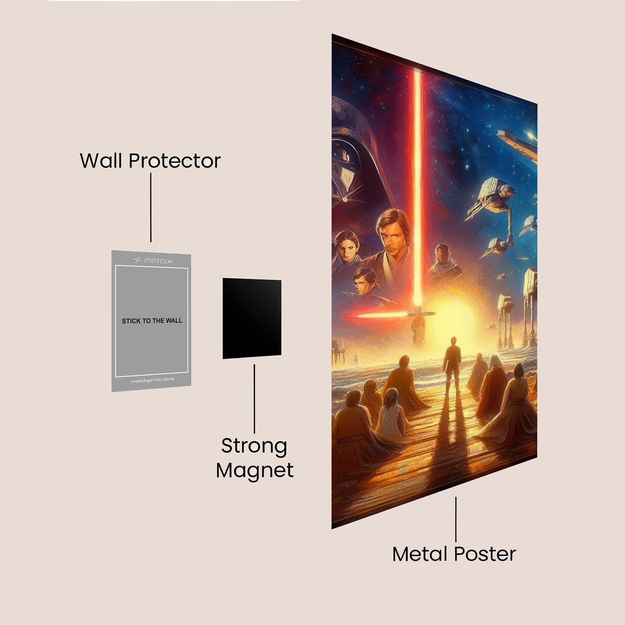 Vader Triumph Safe Wall Magnetic / M