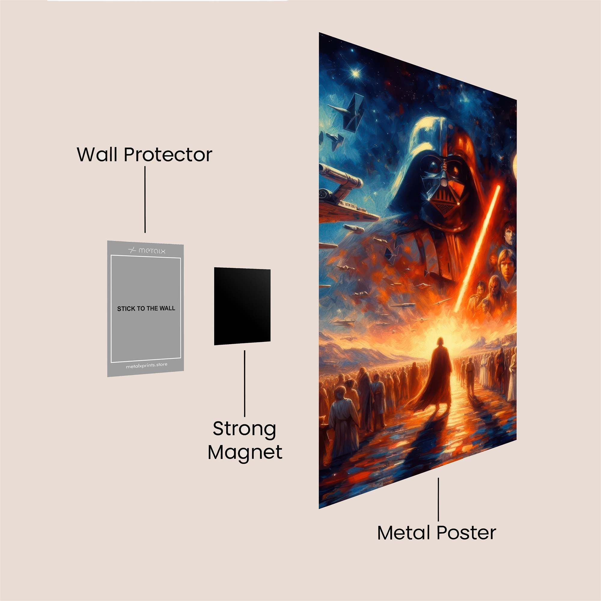 Vader Epic Safe Wall Magnetic / M