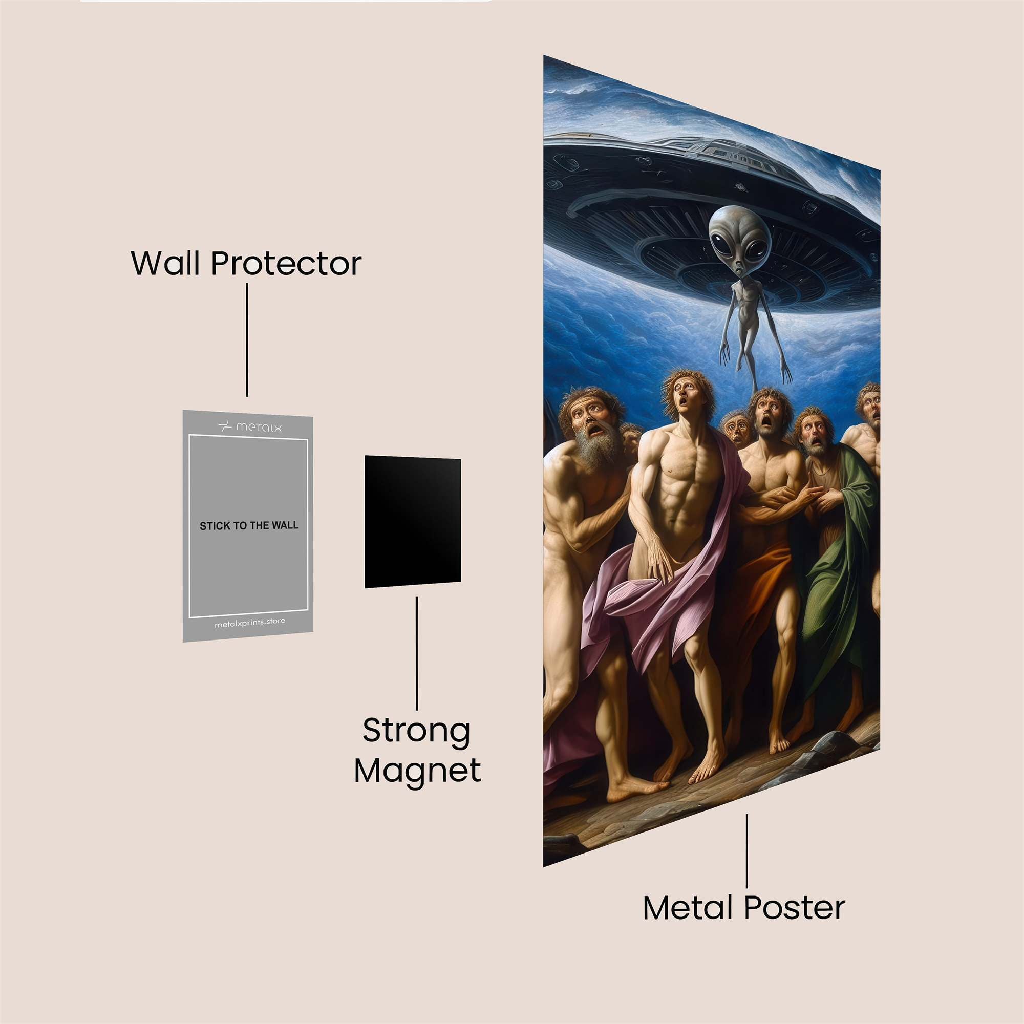 Alien Ascension Safe Wall Magnetic / M