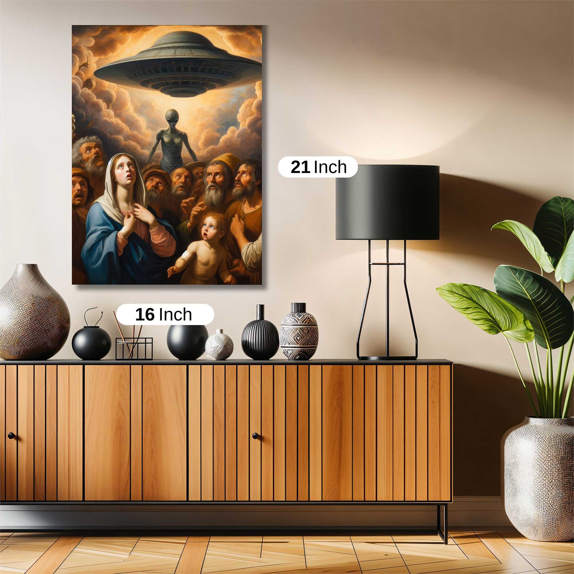 Alien Arrival Safe Wall Magnetic / M