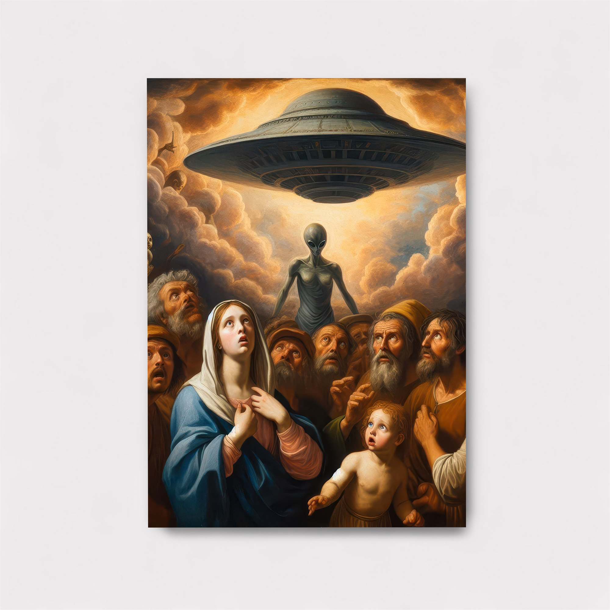 Alien Arrival Safe Wall Magnetic / M