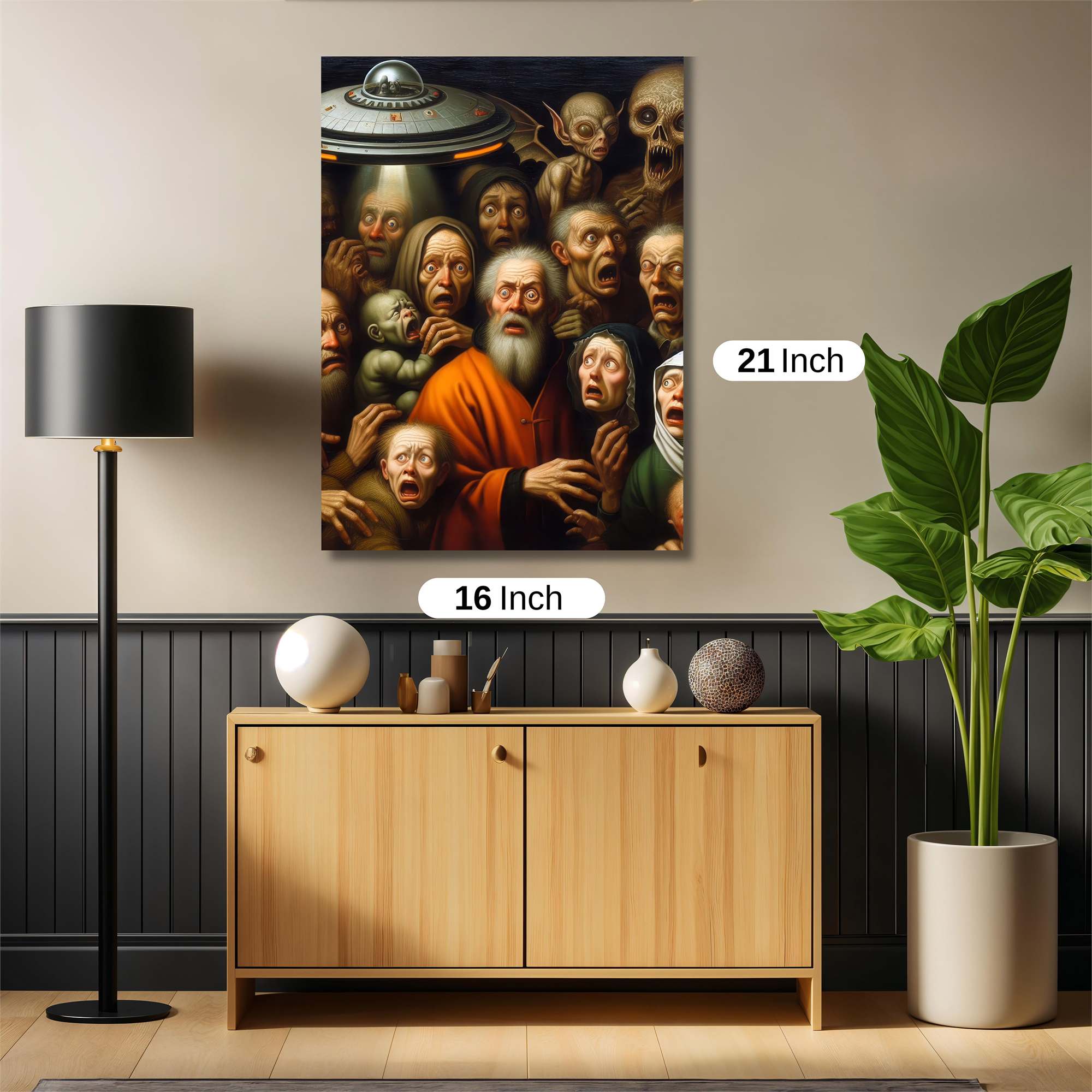 Alien Apocalypse Safe Wall Magnetic / M