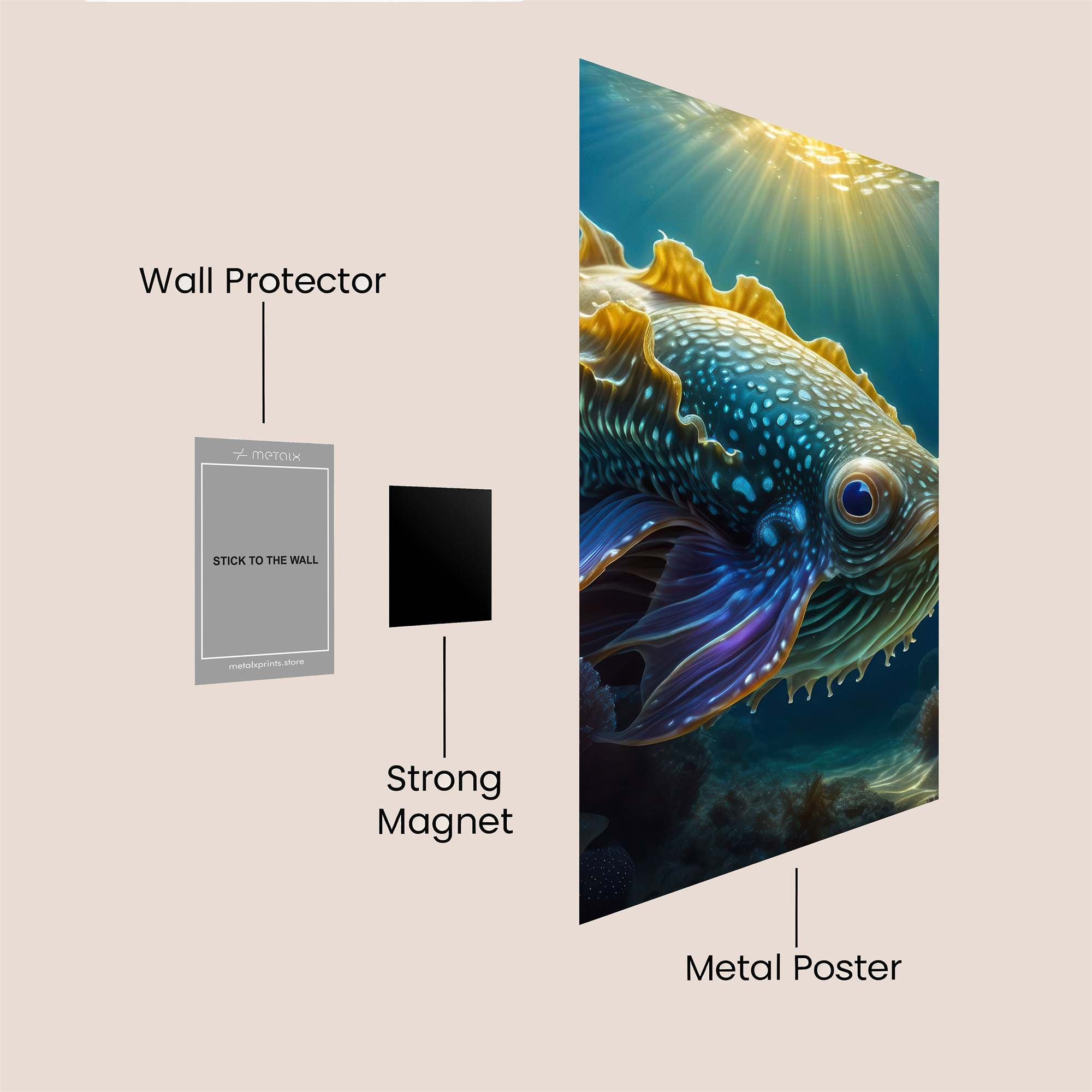 Neon Dream Safe Wall Magnetic / M