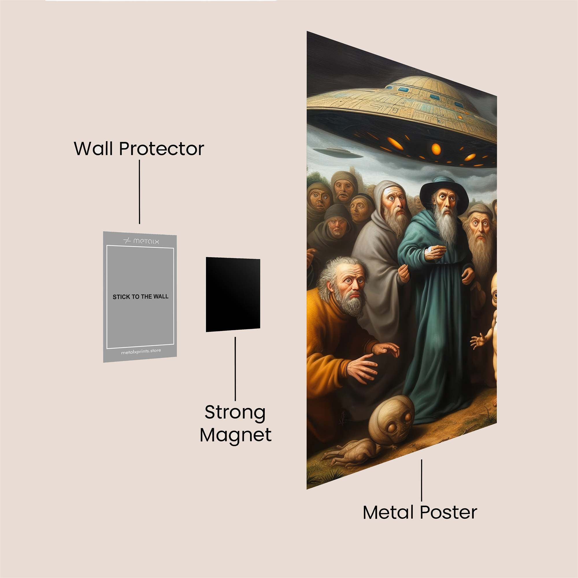 Alien Revelation Safe Wall Magnetic / M