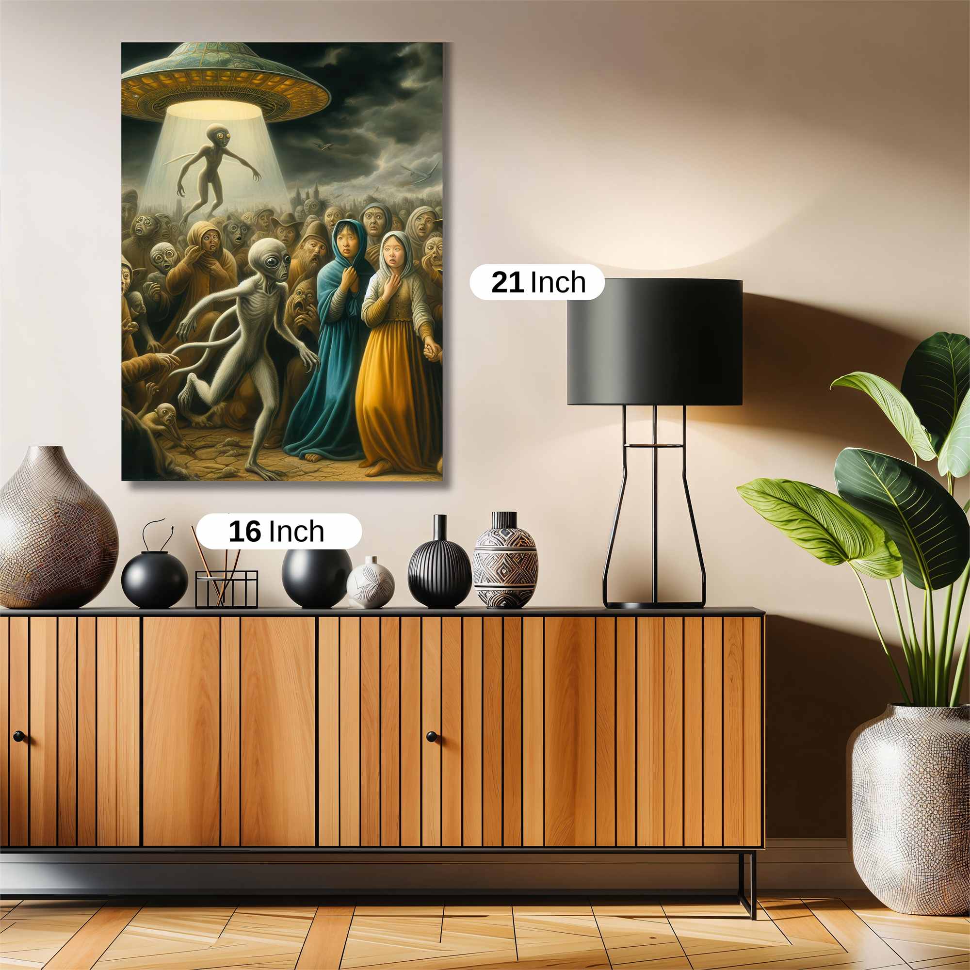 Alien Arrival Safe Wall Magnetic / M