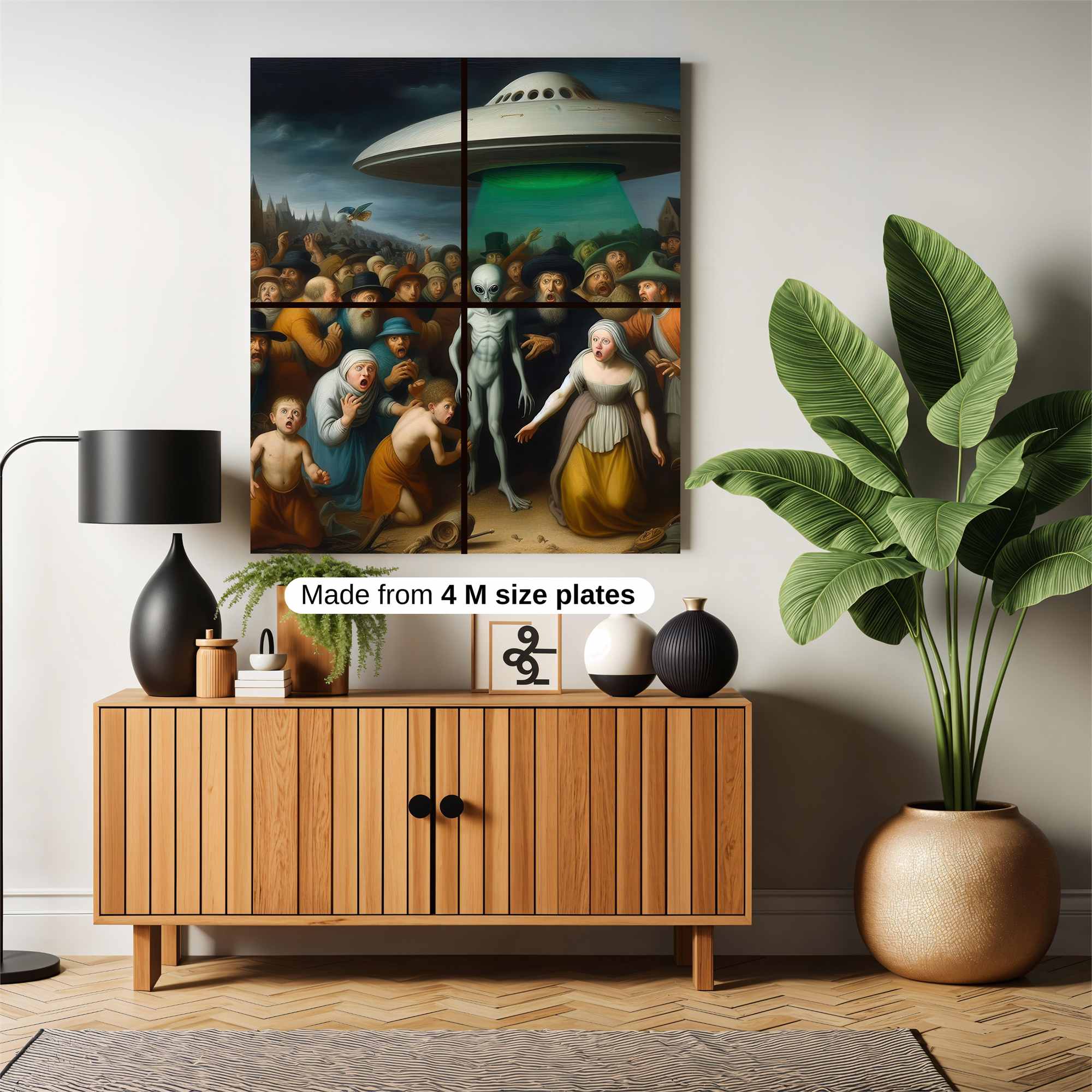 Alien Arrival Safe Wall Magnetic / M