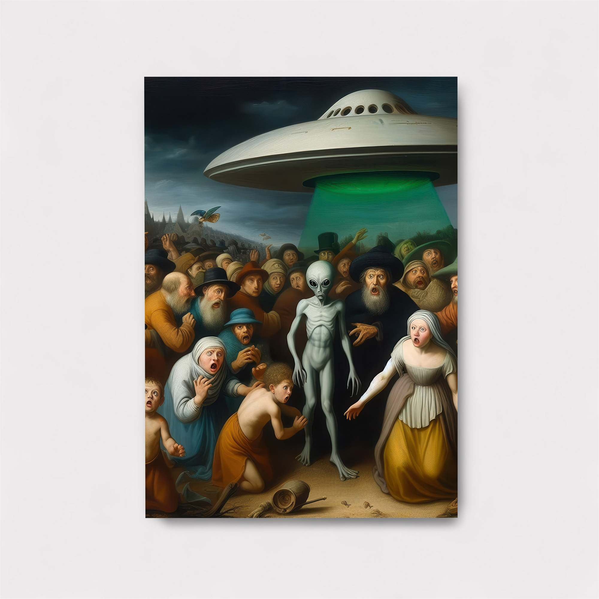 Alien Arrival Safe Wall Magnetic / M