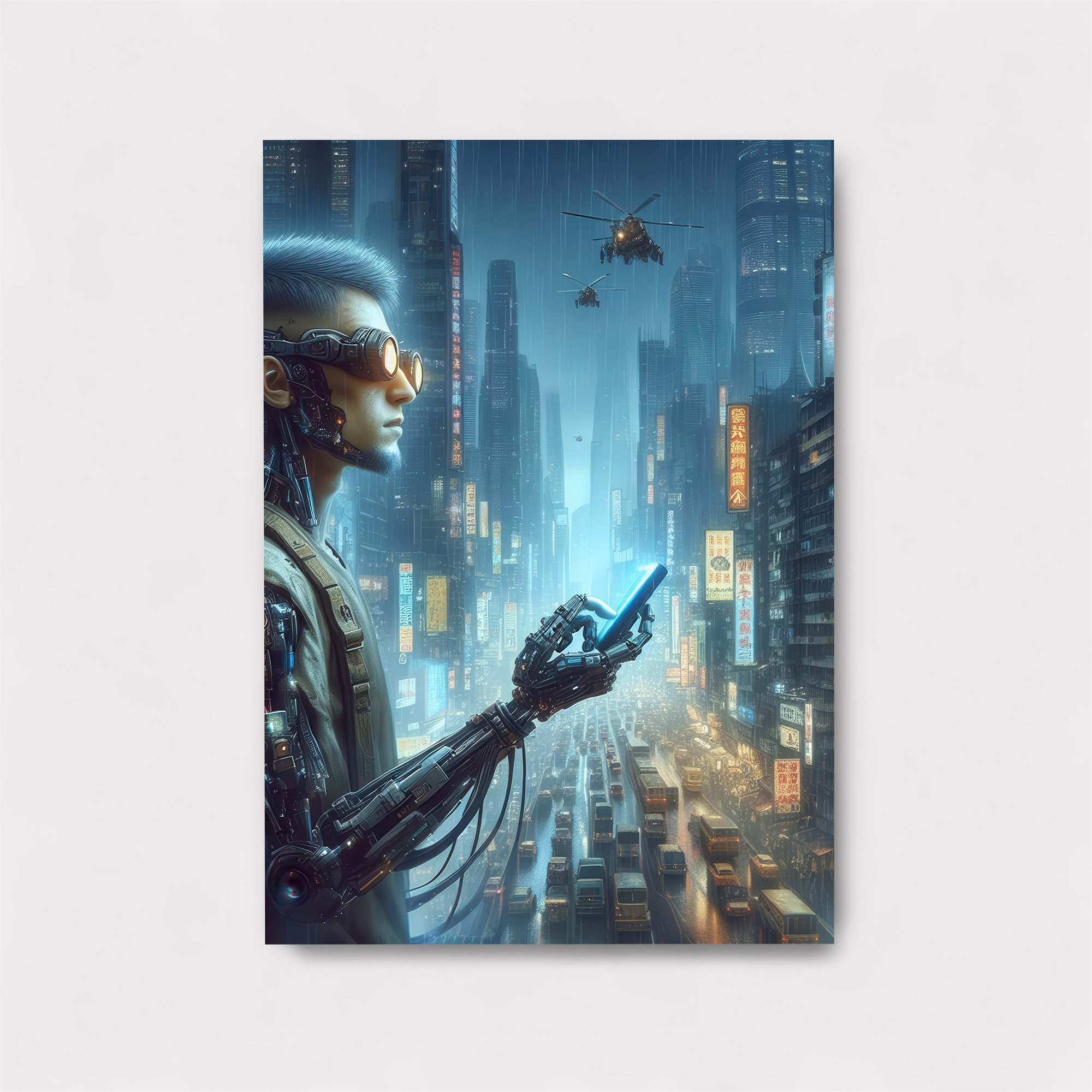 Cyber Serenity Safe Wall Magnetic / M