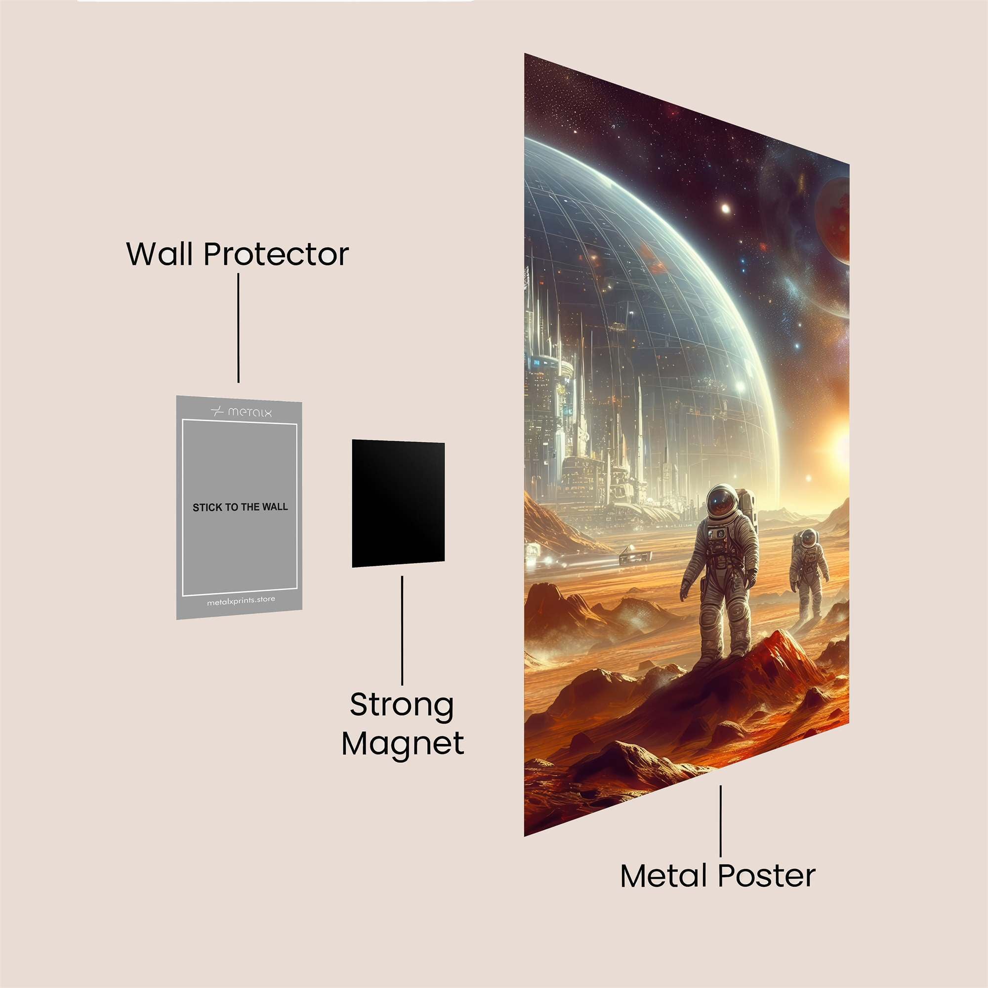 Mars Serenity Safe Wall Magnetic / M