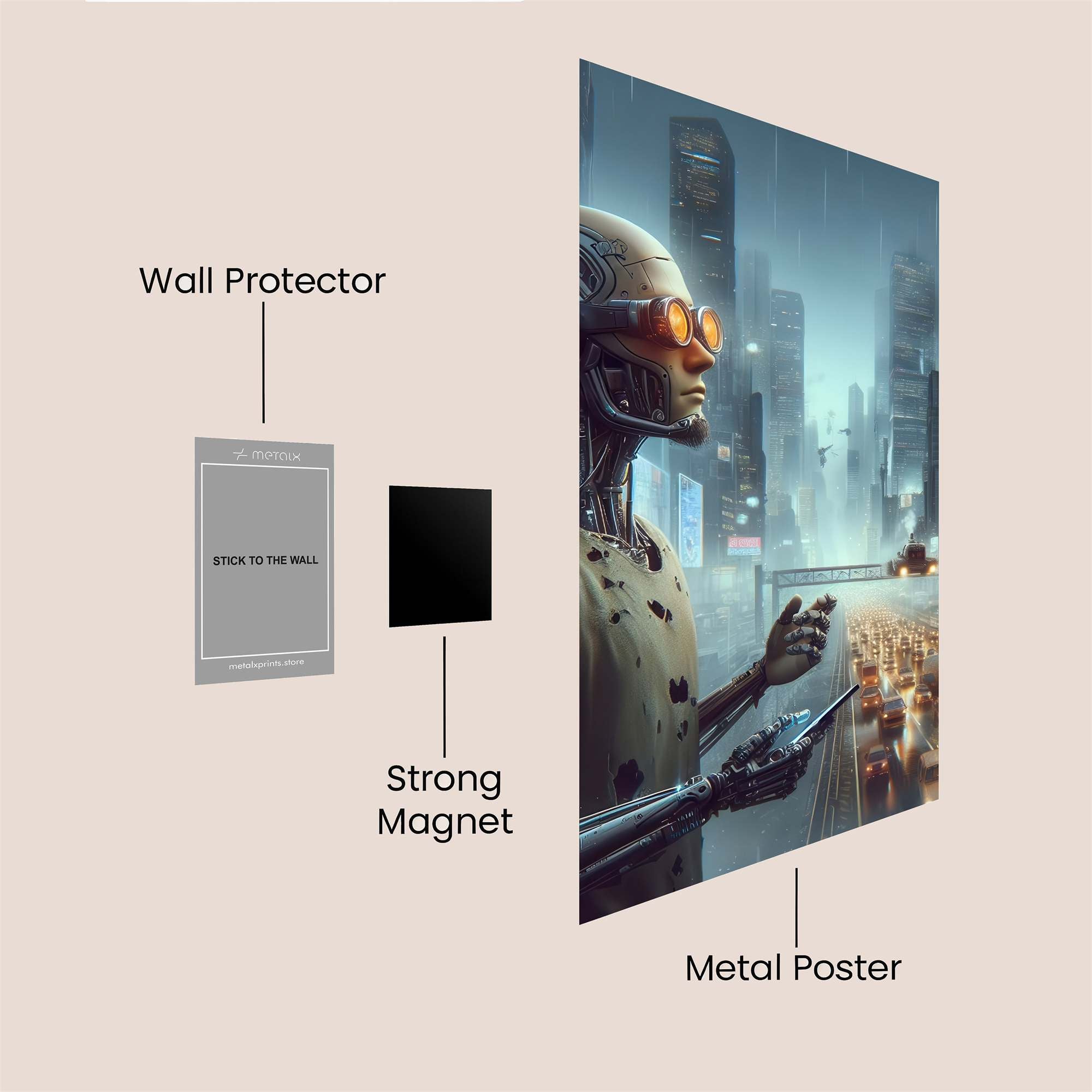 Cyber Solitude Safe Wall Magnetic / M