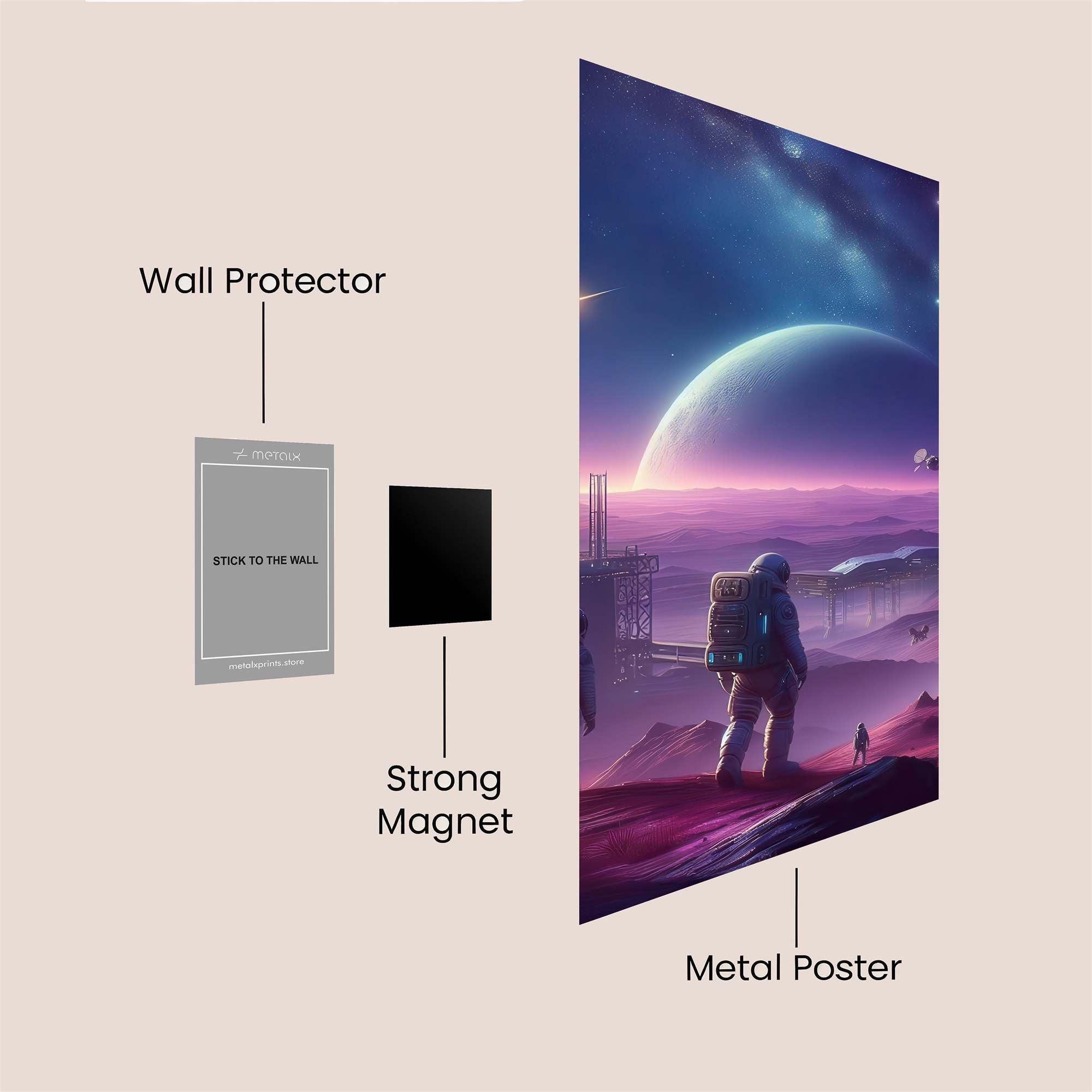 Alien Serenity Safe Wall Magnetic / M