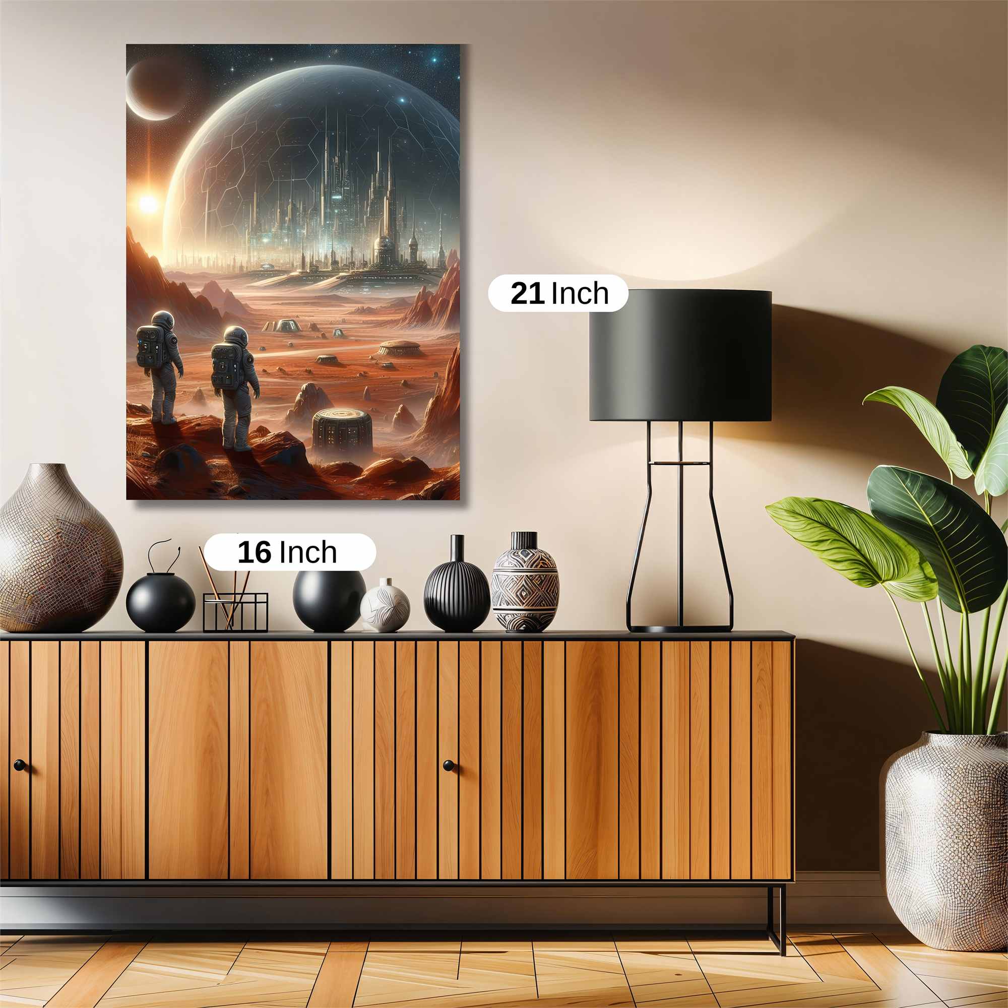 Martian Dawn Safe Wall Magnetic / M
