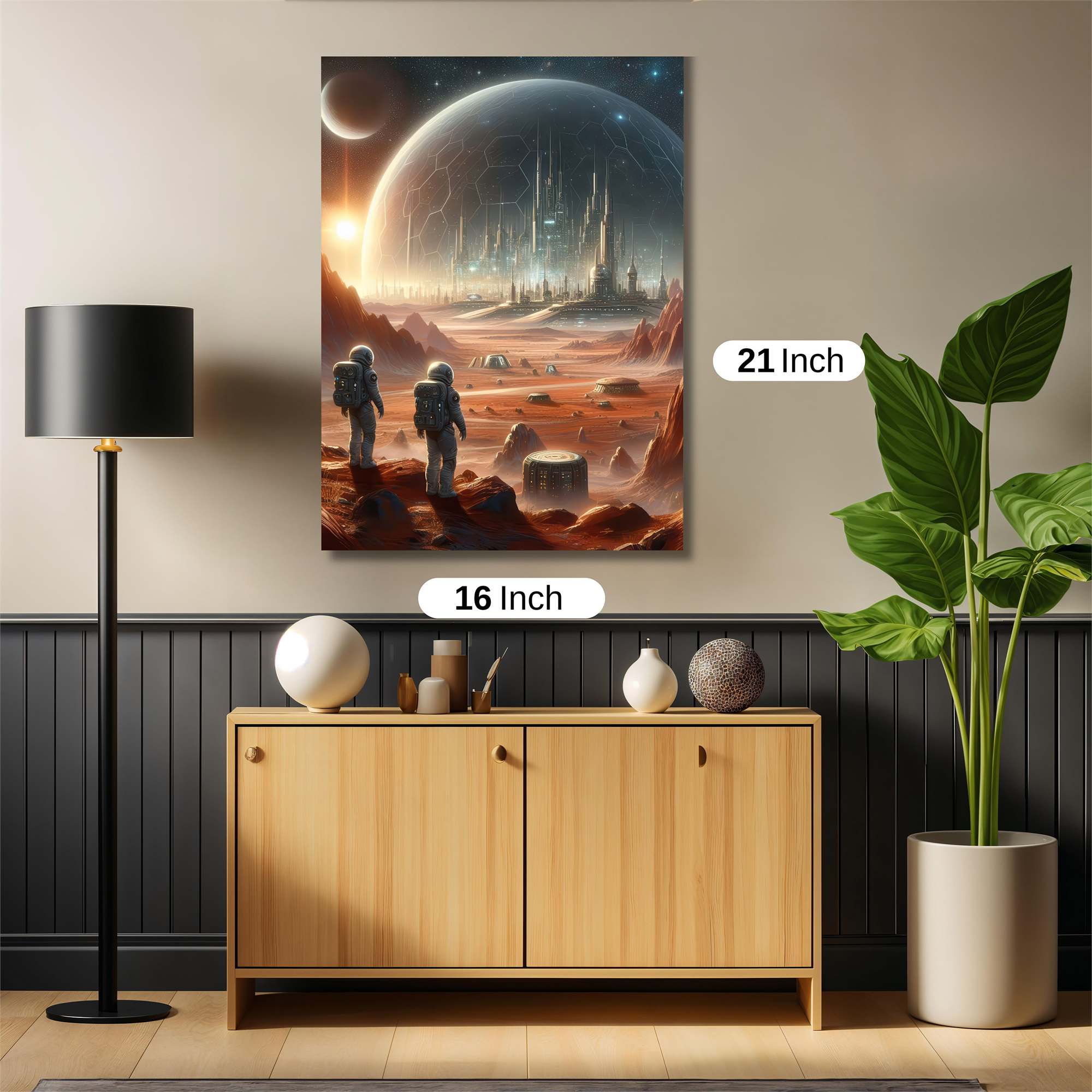 Martian Dawn Safe Wall Magnetic / M