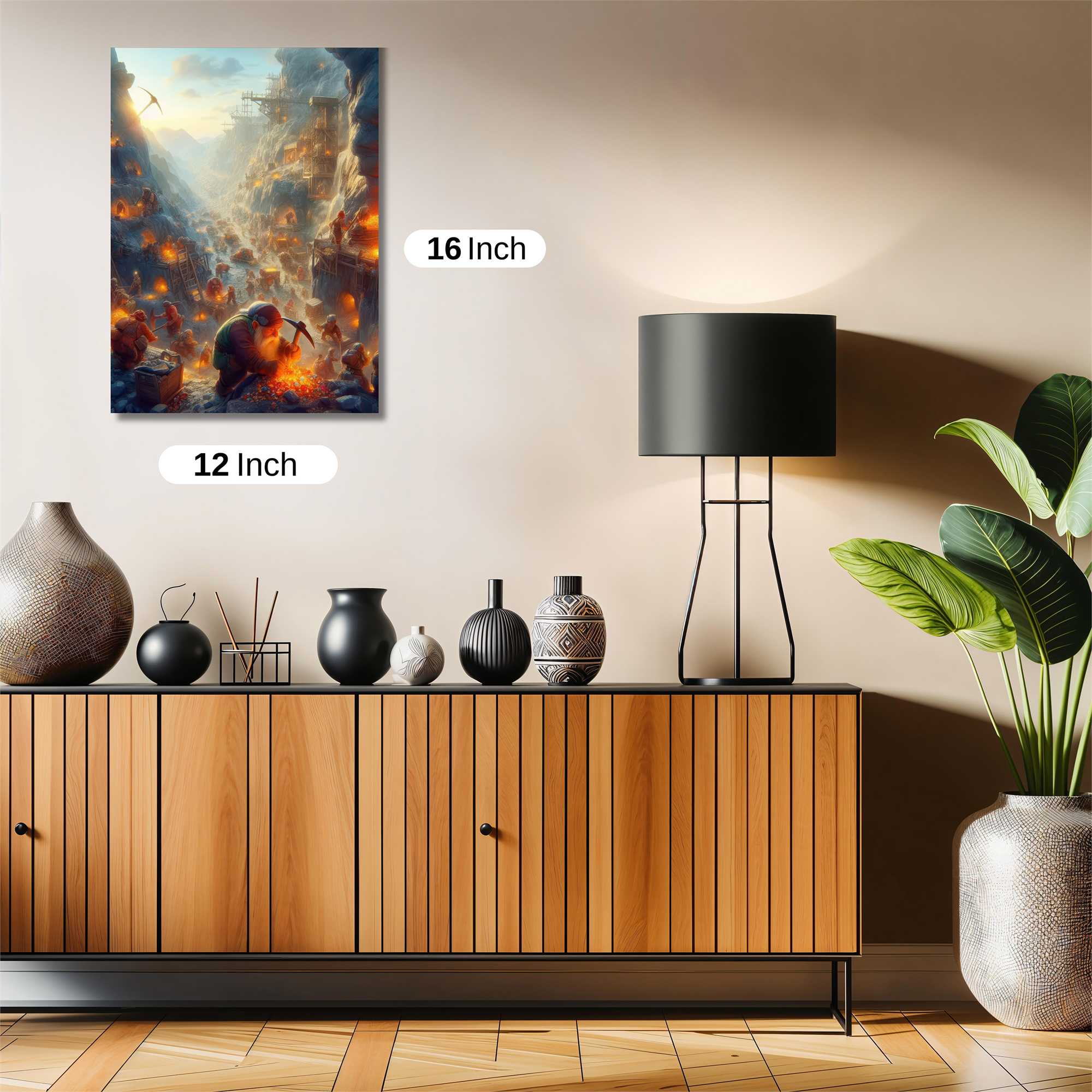 Dwarf Industriousness Safe Wall Magnetic / M