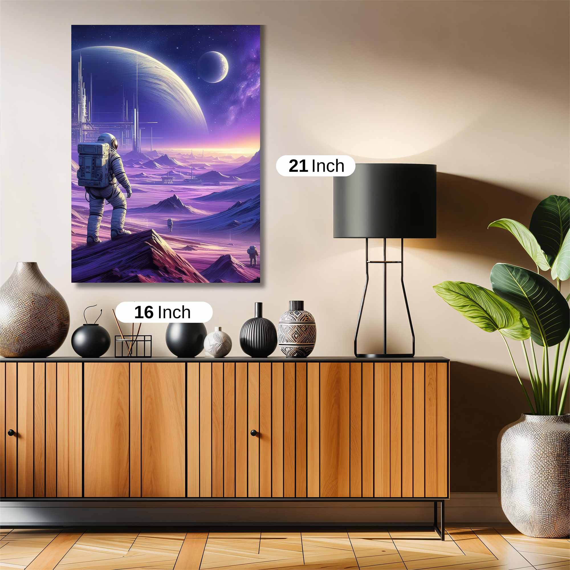 Astronaut Dreamscape Safe Wall Magnetic / M