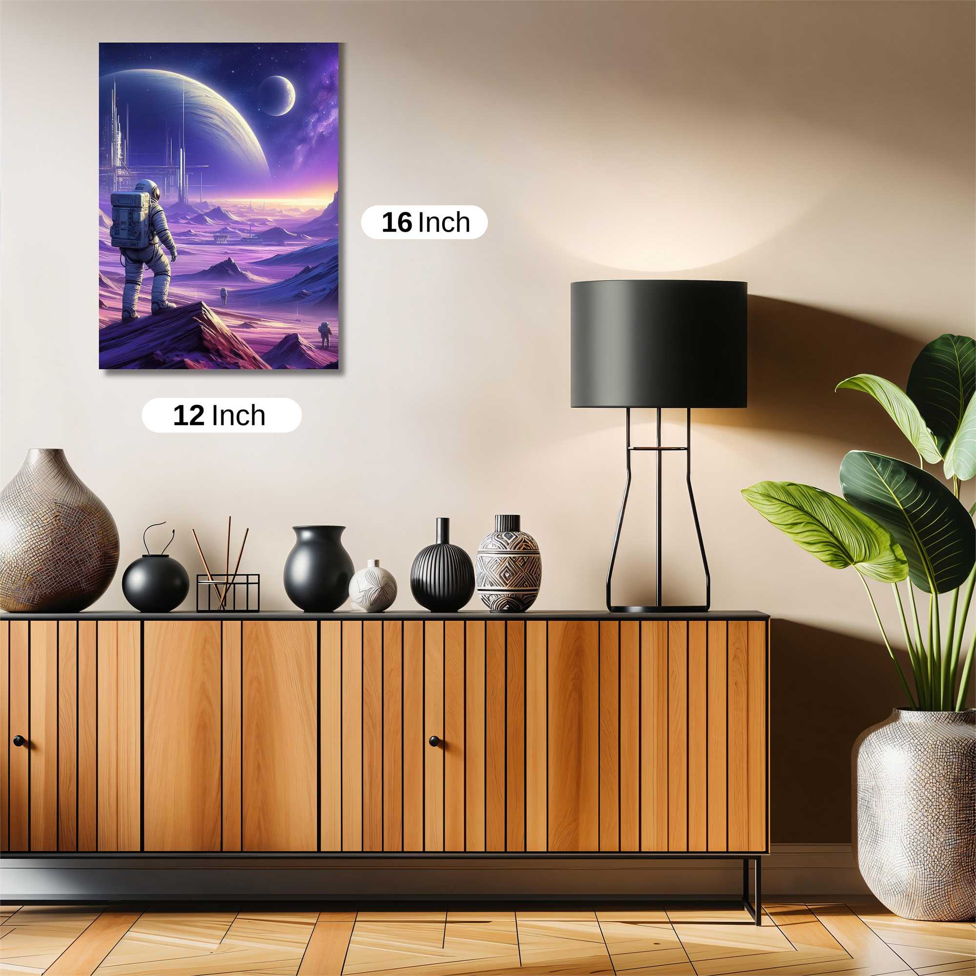 Astronaut Dreamscape Safe Wall Magnetic / M