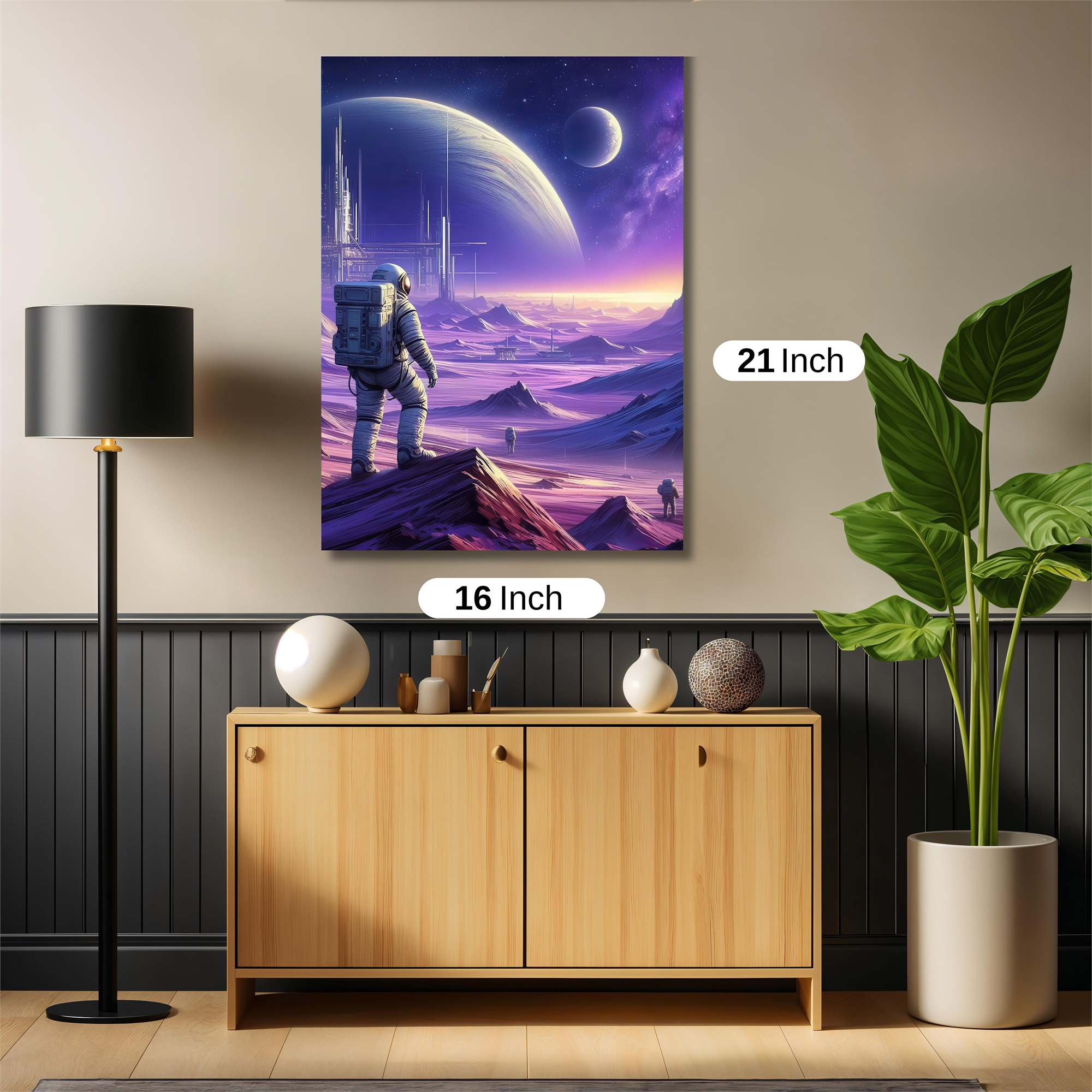 Astronaut Dreamscape Safe Wall Magnetic / M