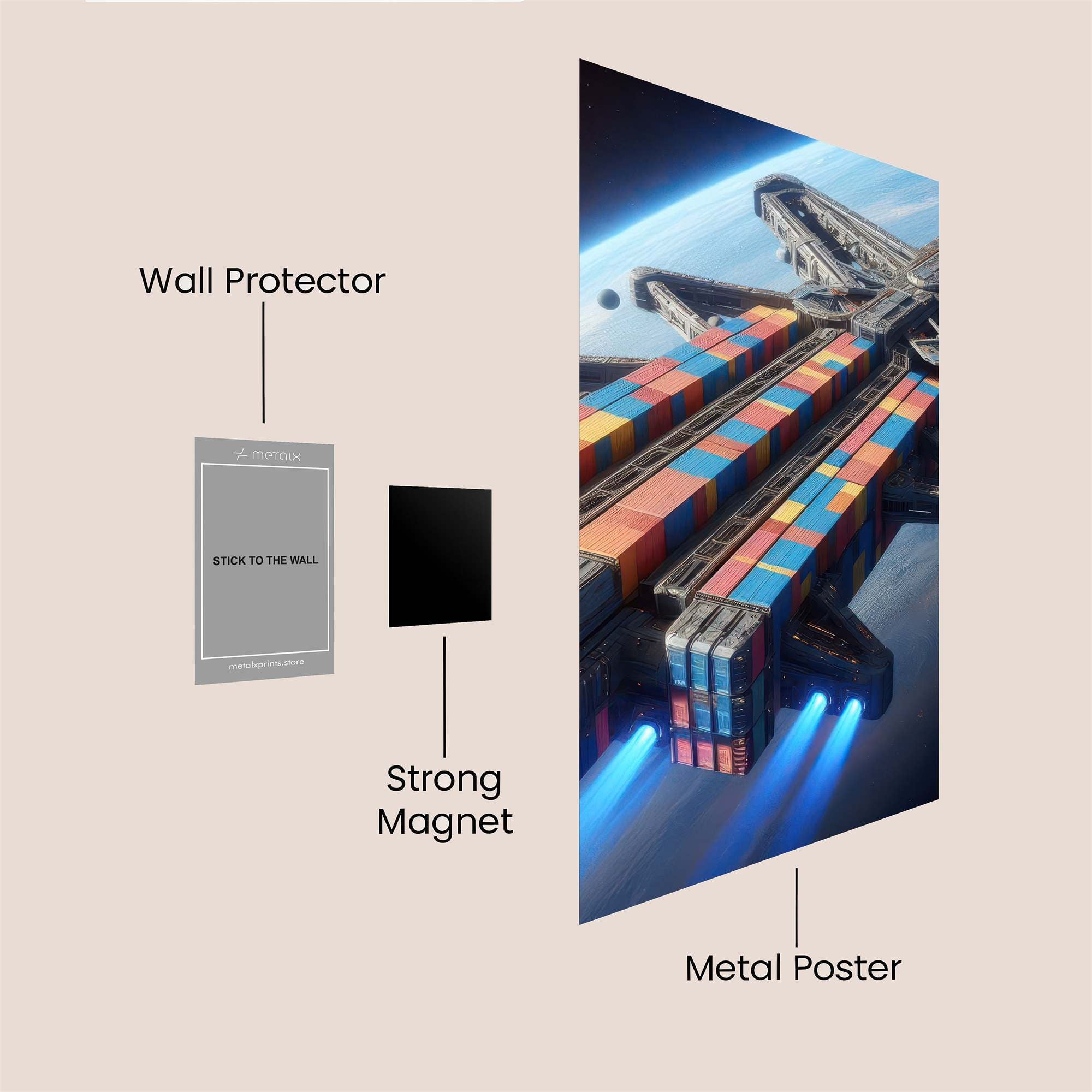 Cargo Serenity Safe Wall Magnetic / M