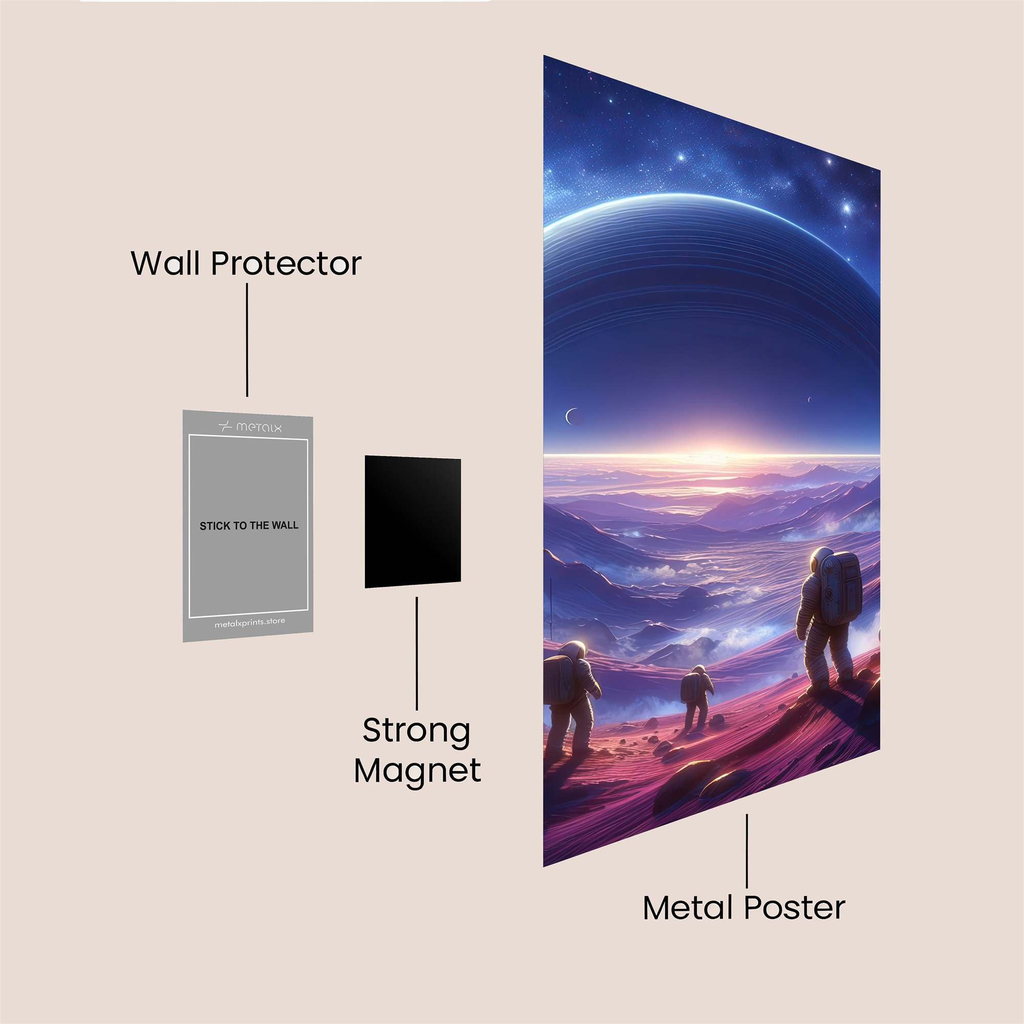 Cosmic Serenity Safe Wall Magnetic / M