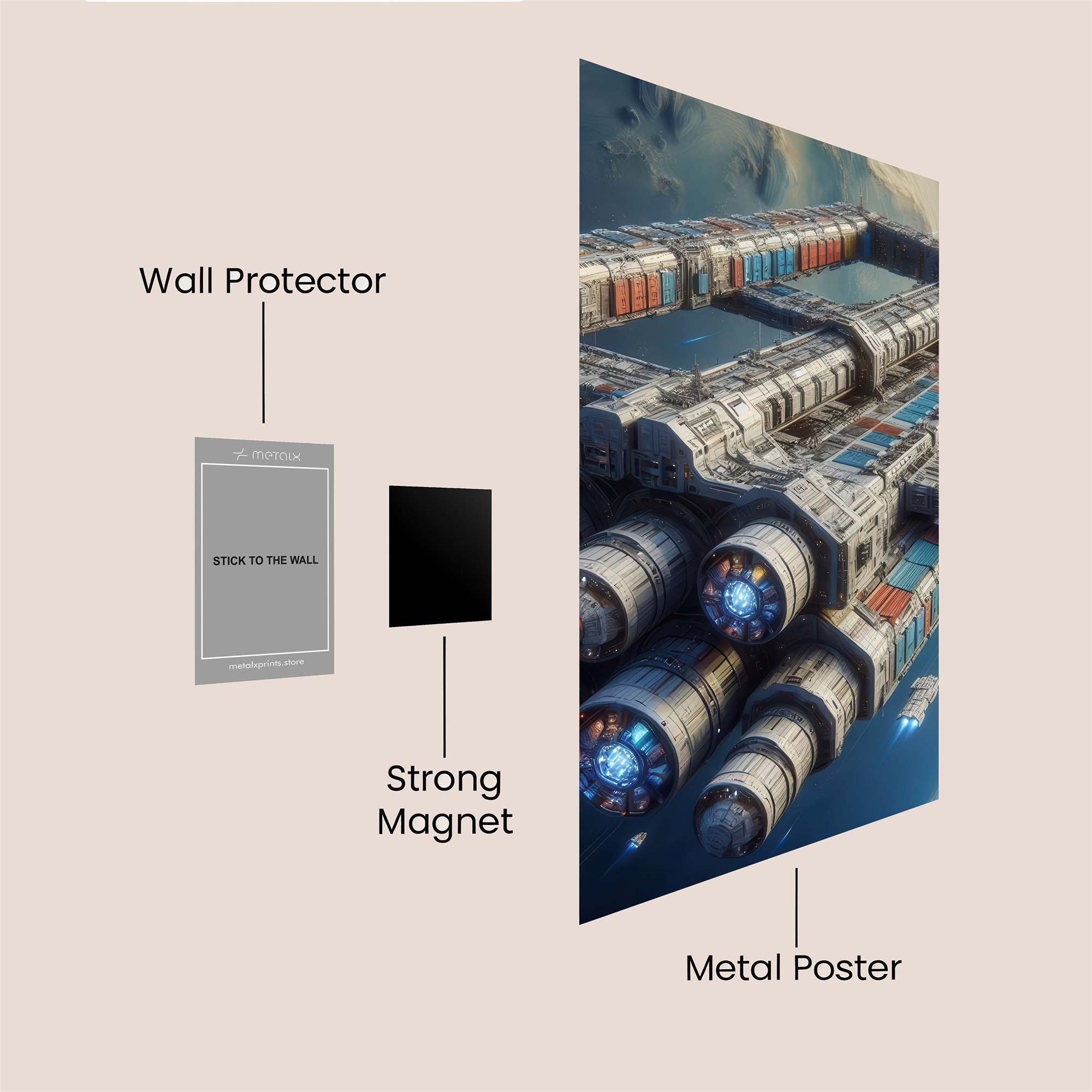 Nebula Nomad Safe Wall Magnetic / M
