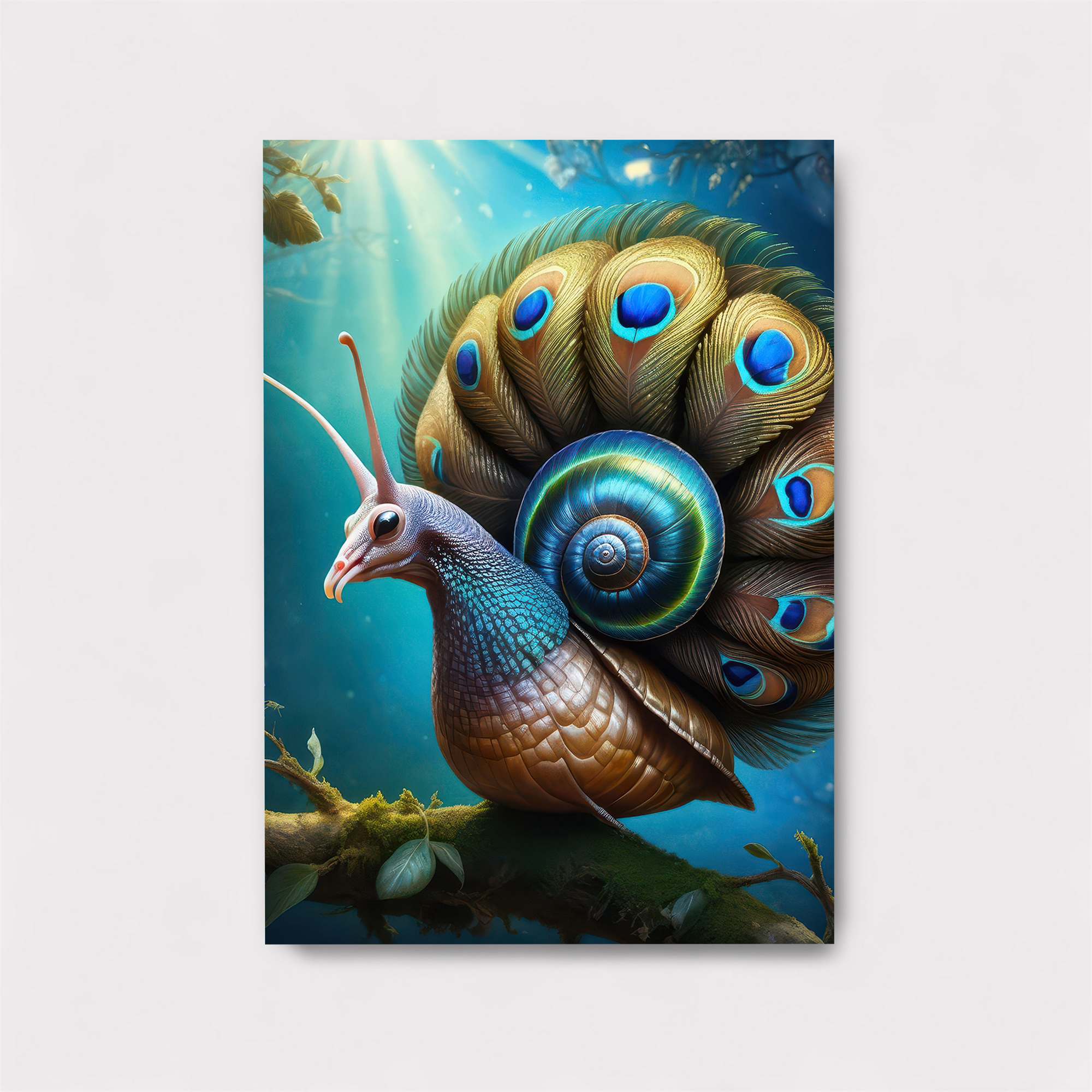 Peacock Snail Safe Wall Magnetic / M