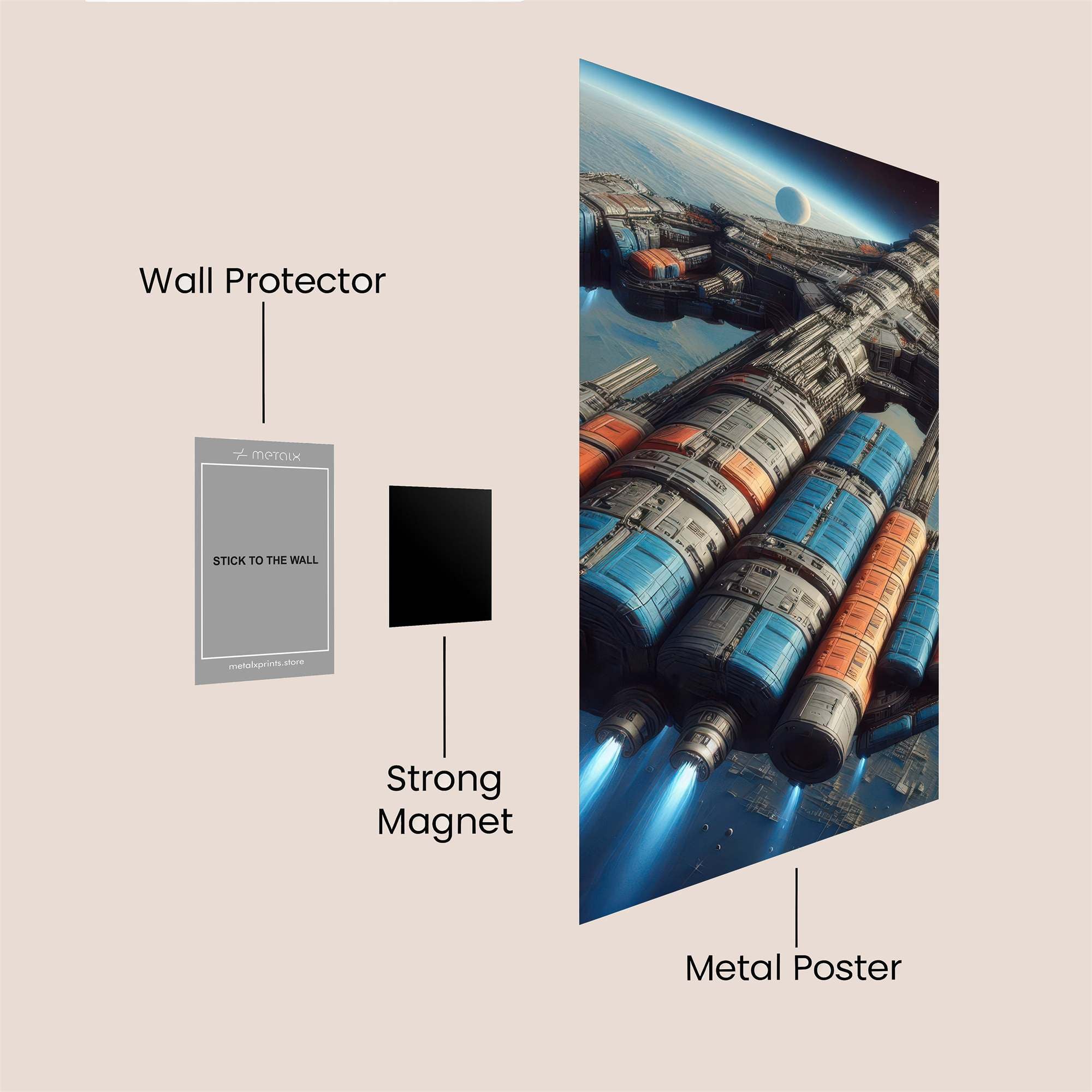 Nebula Voyager Safe Wall Magnetic / M