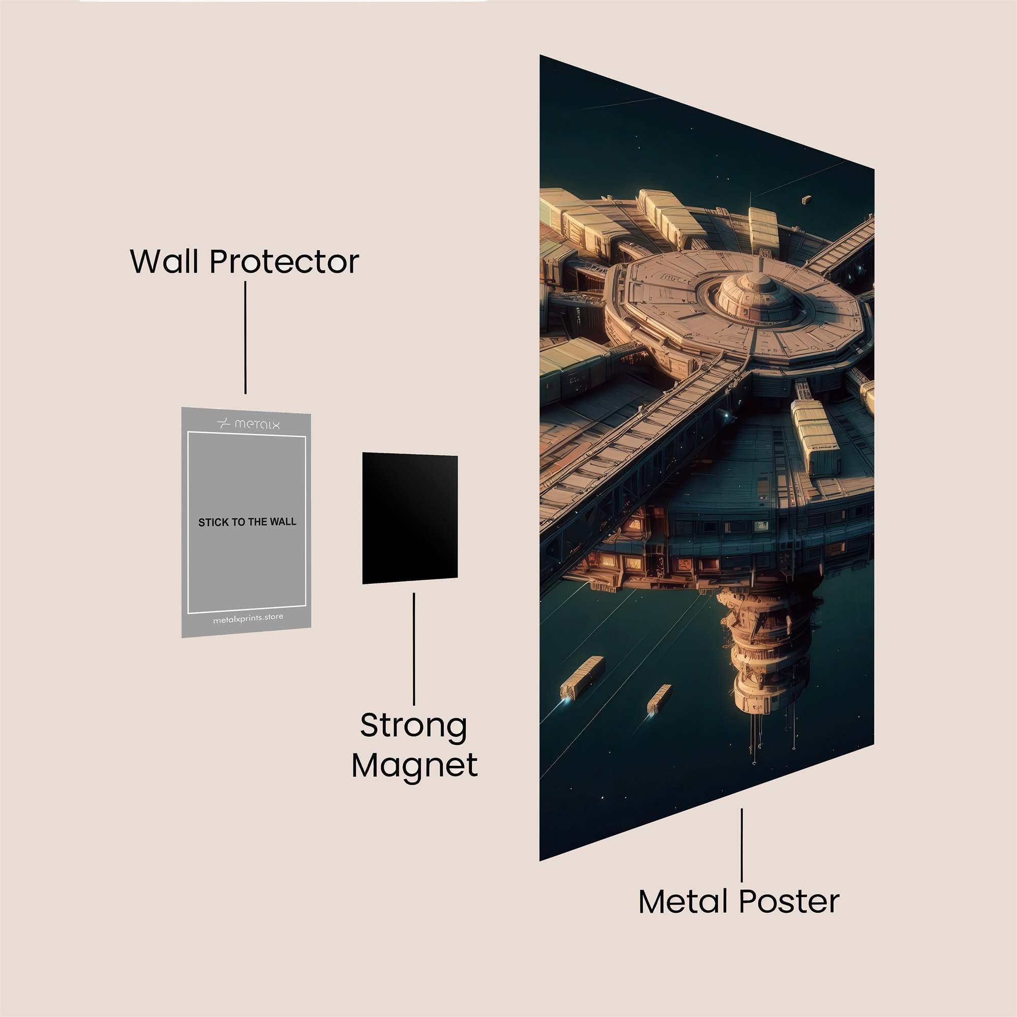 Starbase Serenity Safe Wall Magnetic / M