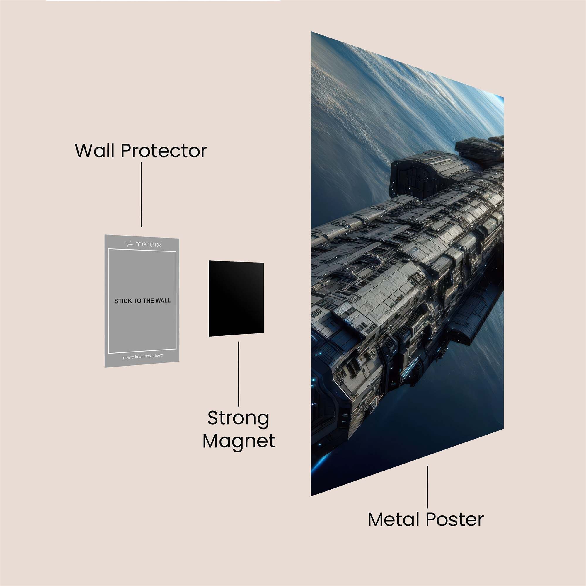 Nebula Nomad Safe Wall Magnetic / M