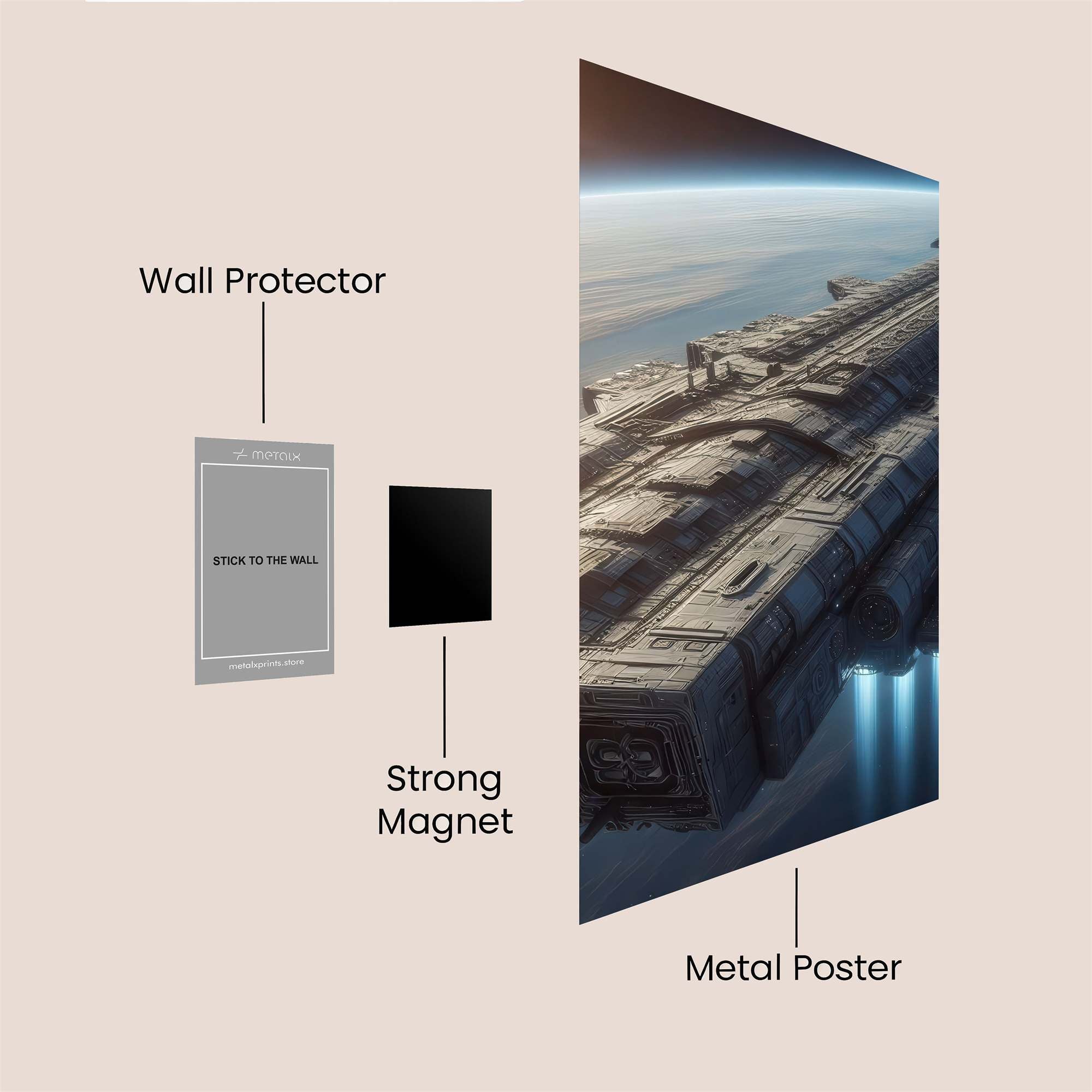 Endeavor Serene Safe Wall Magnetic / M