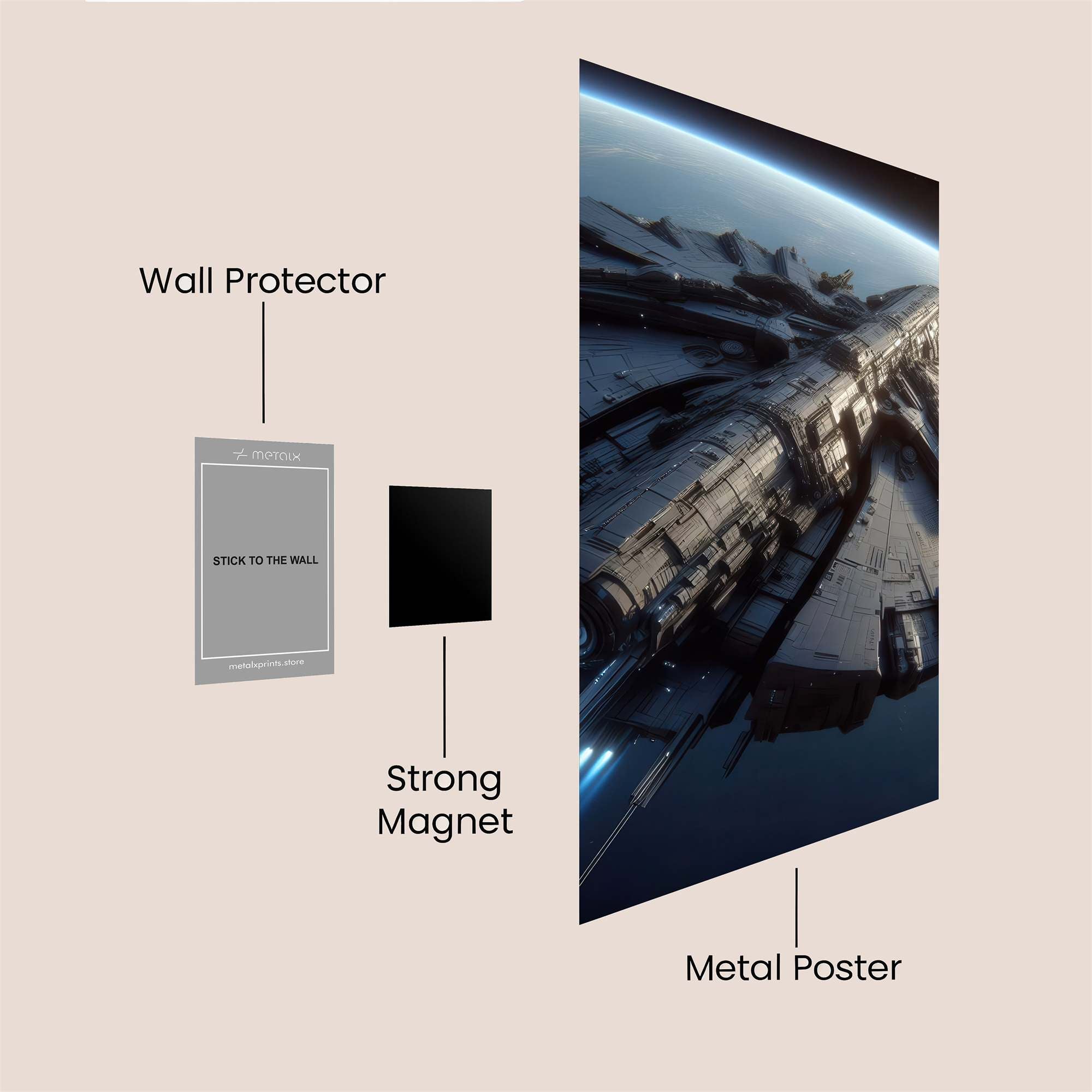 Raddus Majestic Safe Wall Magnetic / M
