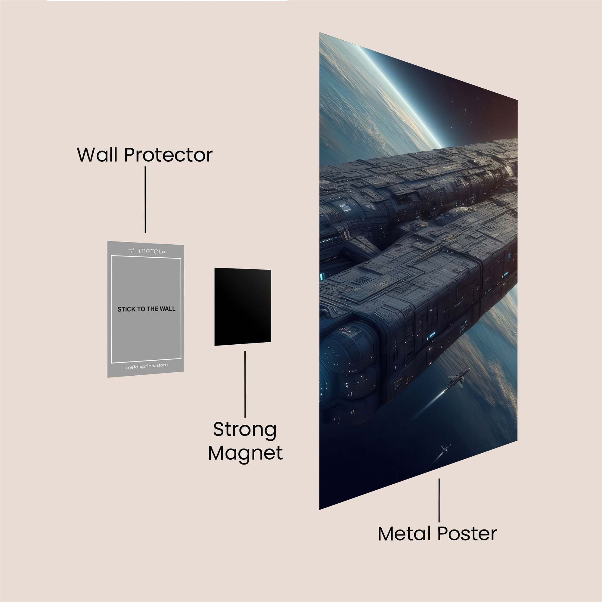 Galactic Odyssey Safe Wall Magnetic / M