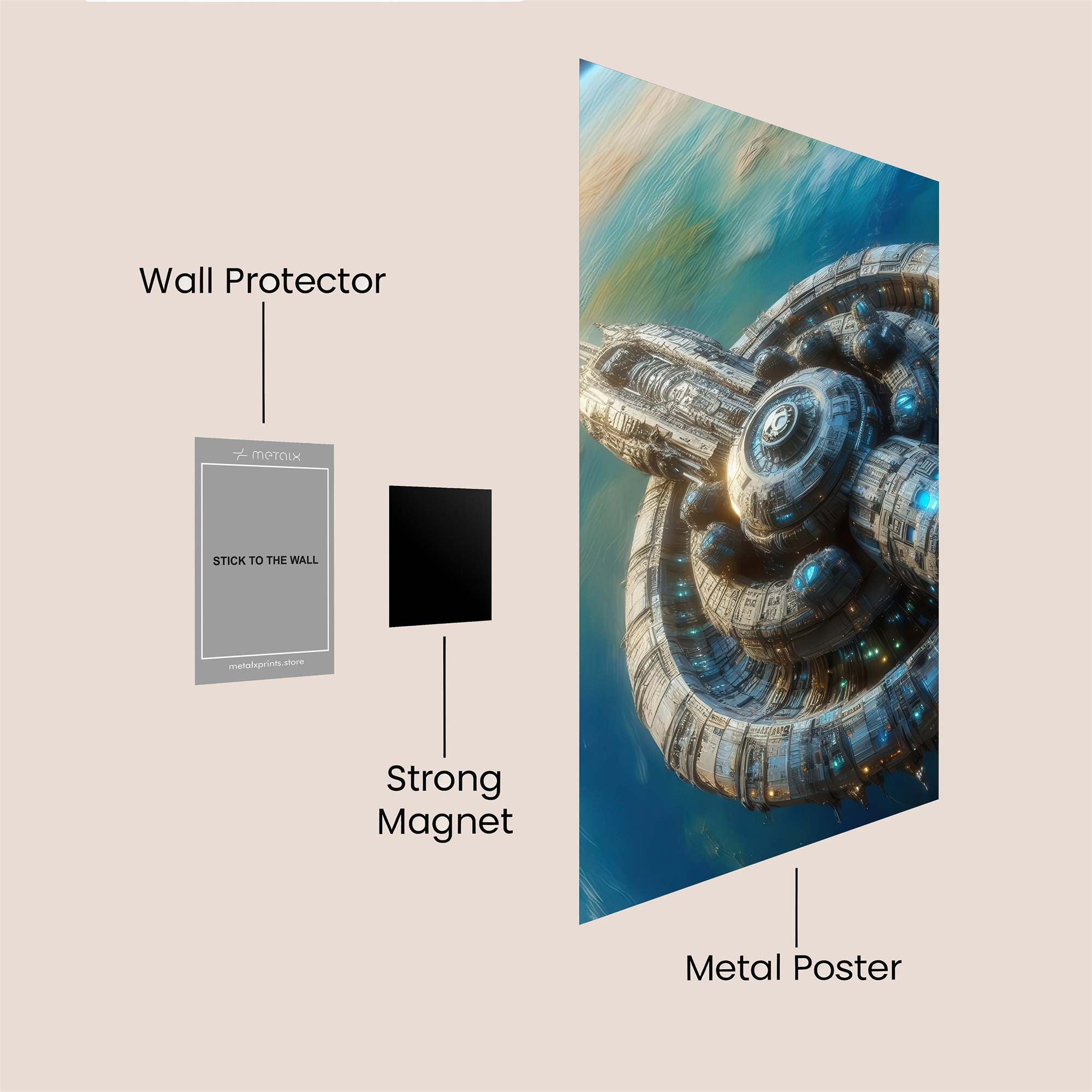 Starship Serenity Safe Wall Magnetic / M